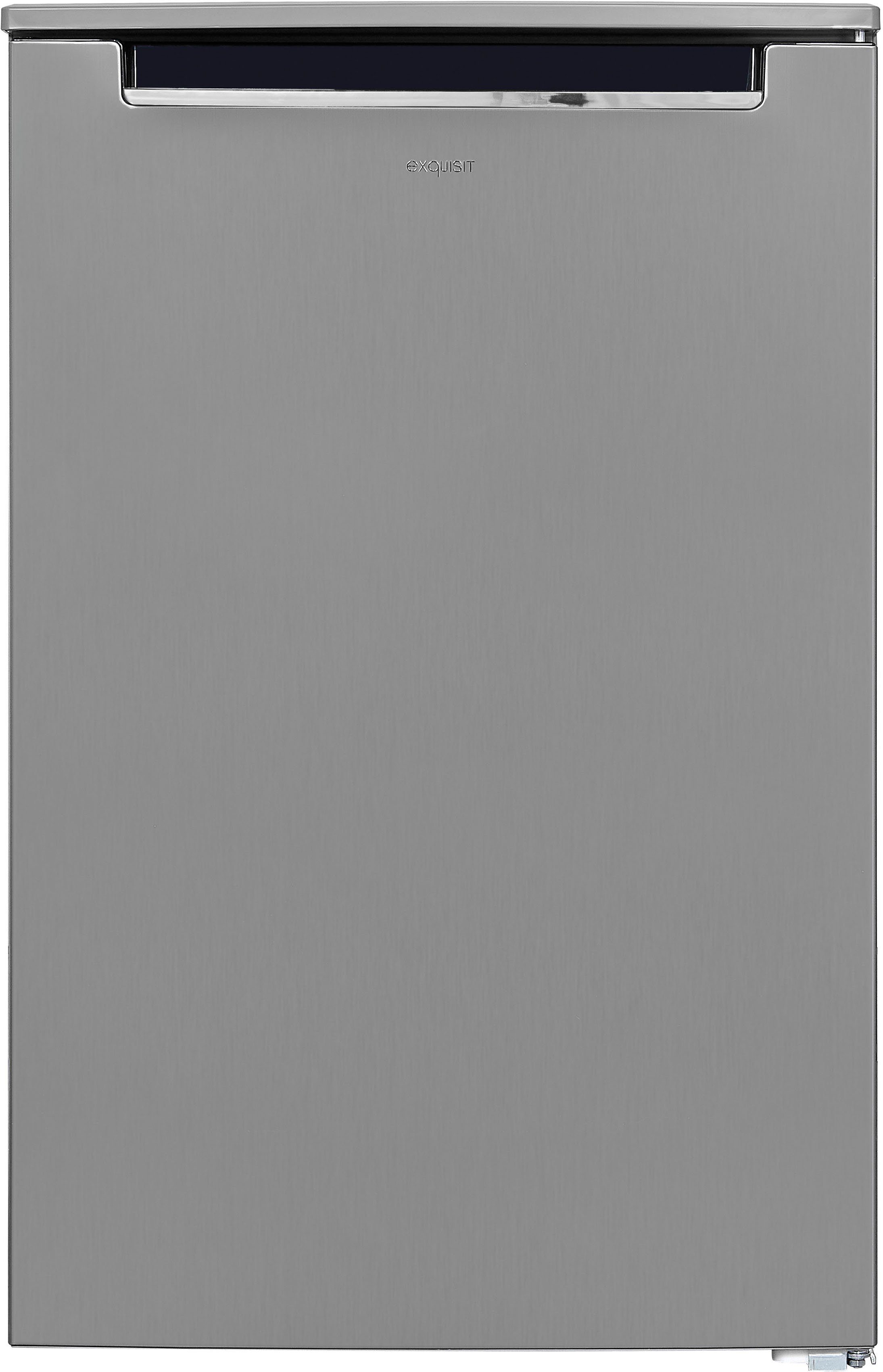 exquisit Kühlschrank KS15-4-E-040D inoxlook, 85,0 cm hoch, 55,0 cm breit