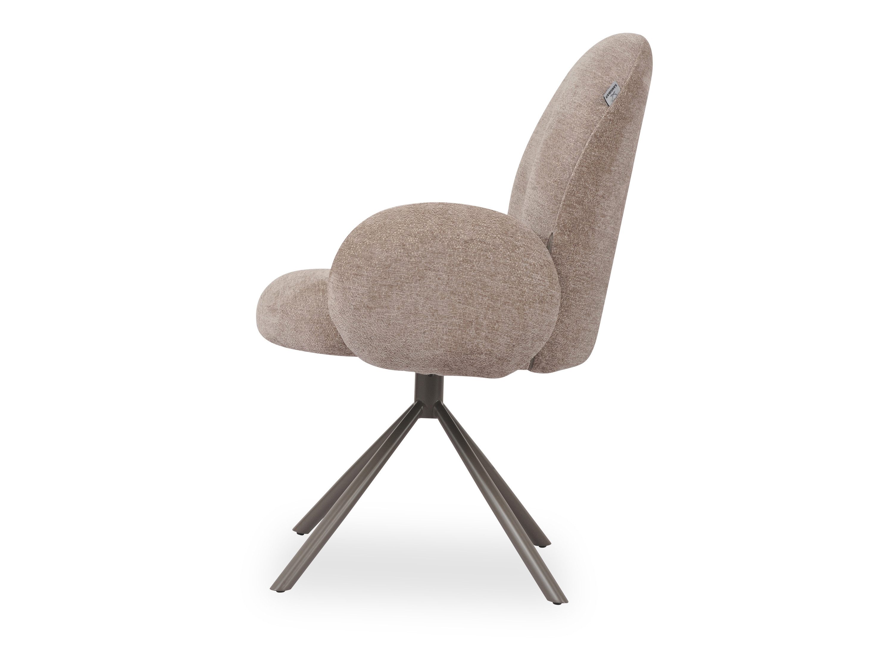 SANSIBAR LIVING Esszimmerstuhl Polsterstuhl SANSIBAR FREDERIKSTAD LBH 61x65x91.50 cm braun