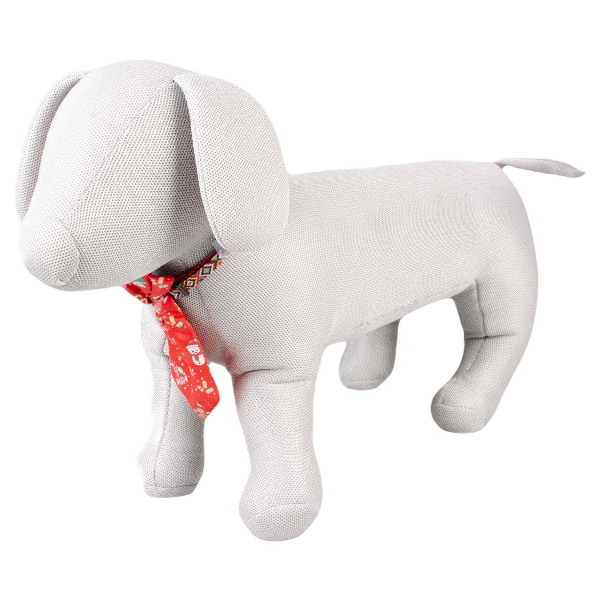 DUVO+ Hundefliege Xmas Flash LED Krawatte rot