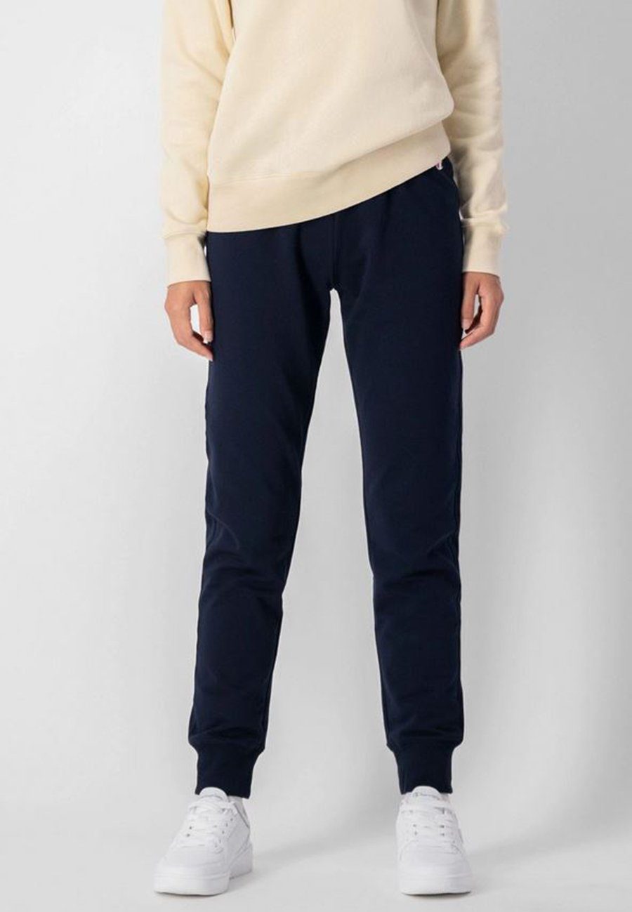 Champion Jogginghose Champion Damen Jogginghose aus Baumwollfleece mit dunkelblau