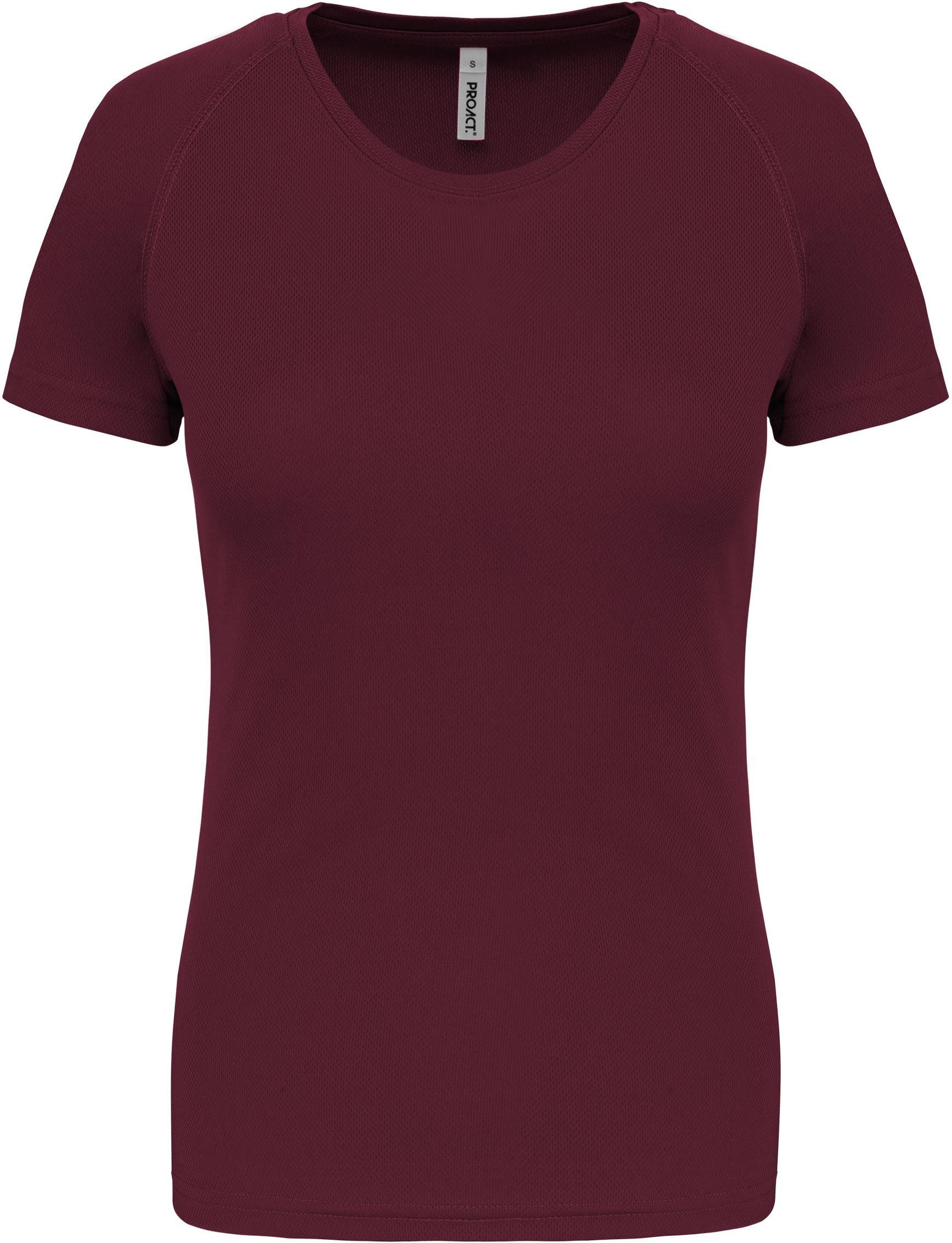 Trainingsshirt Damen Basic Sport Funktionsshirt Kurzarm