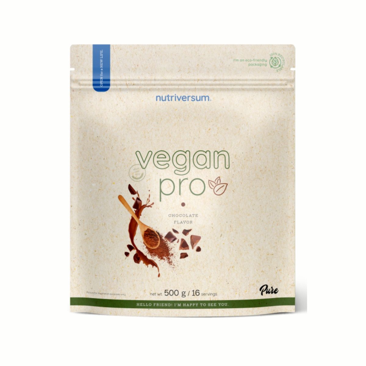 nutriversum Nutriversum Vegan-Pro Proteinpulver 500gr Pulver, 500 g