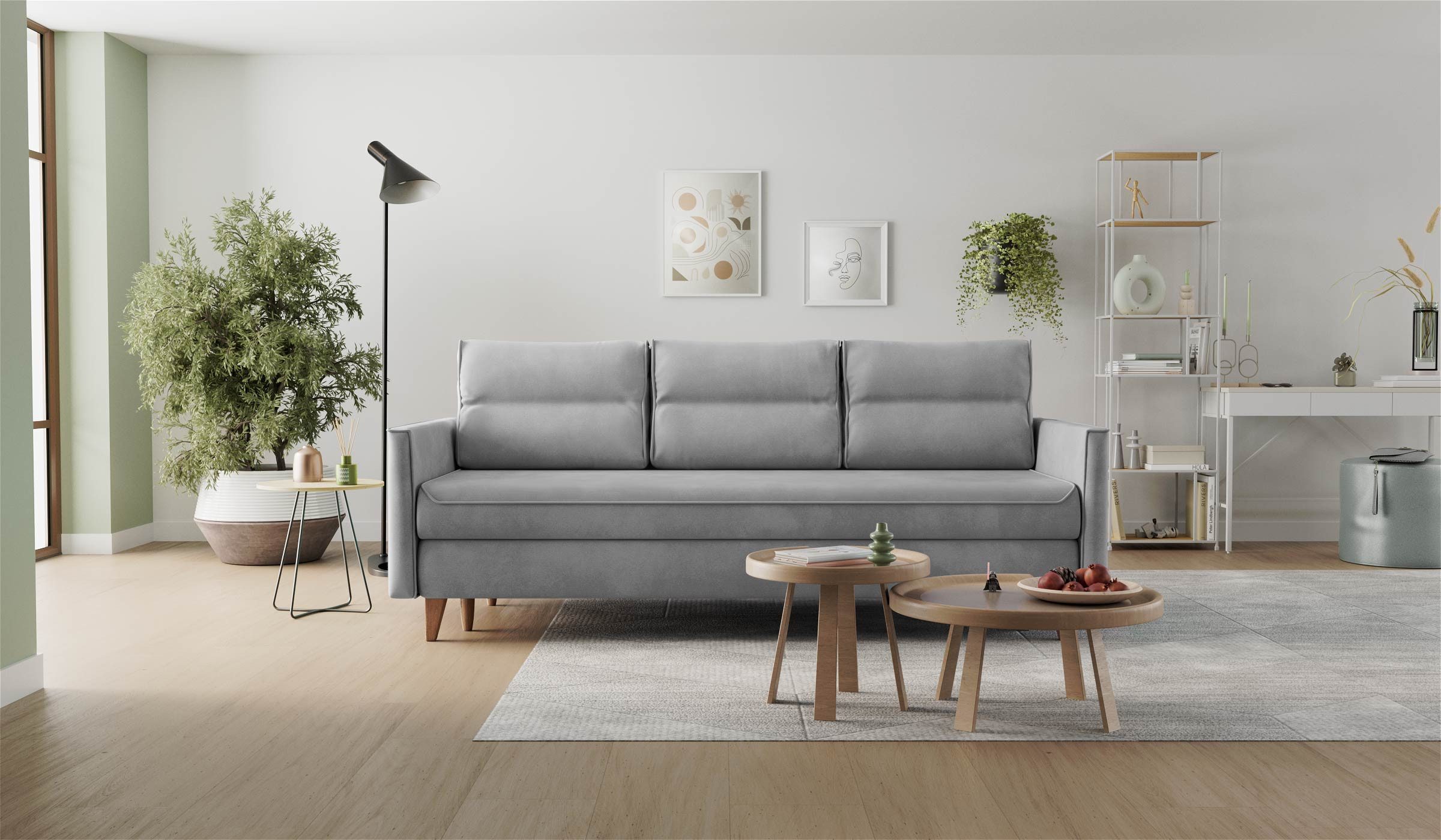 Hygger Möbelhaus Schlafsofa Loki 220x95 cm günstig online kaufen