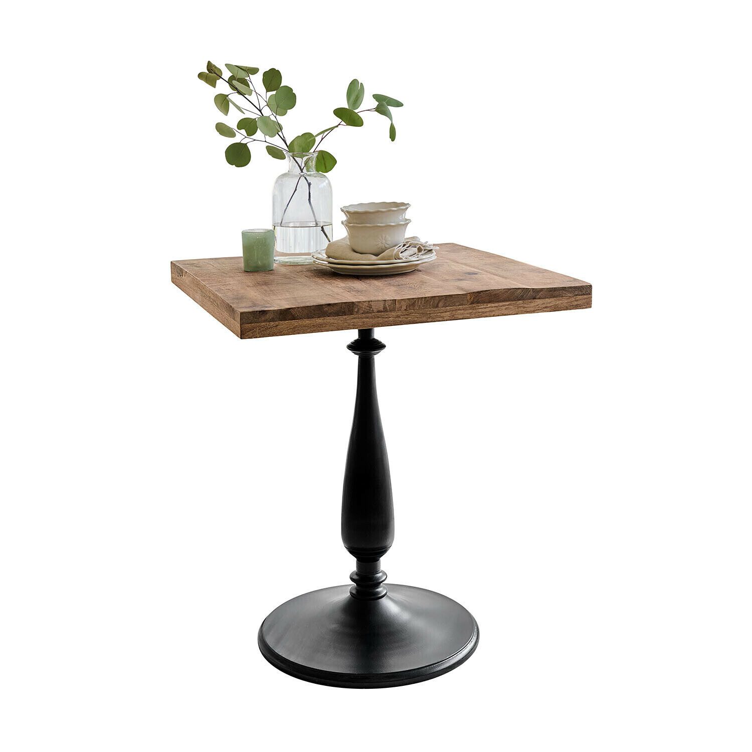 Mirabeau Esstisch Tisch Kary braun/schwarz