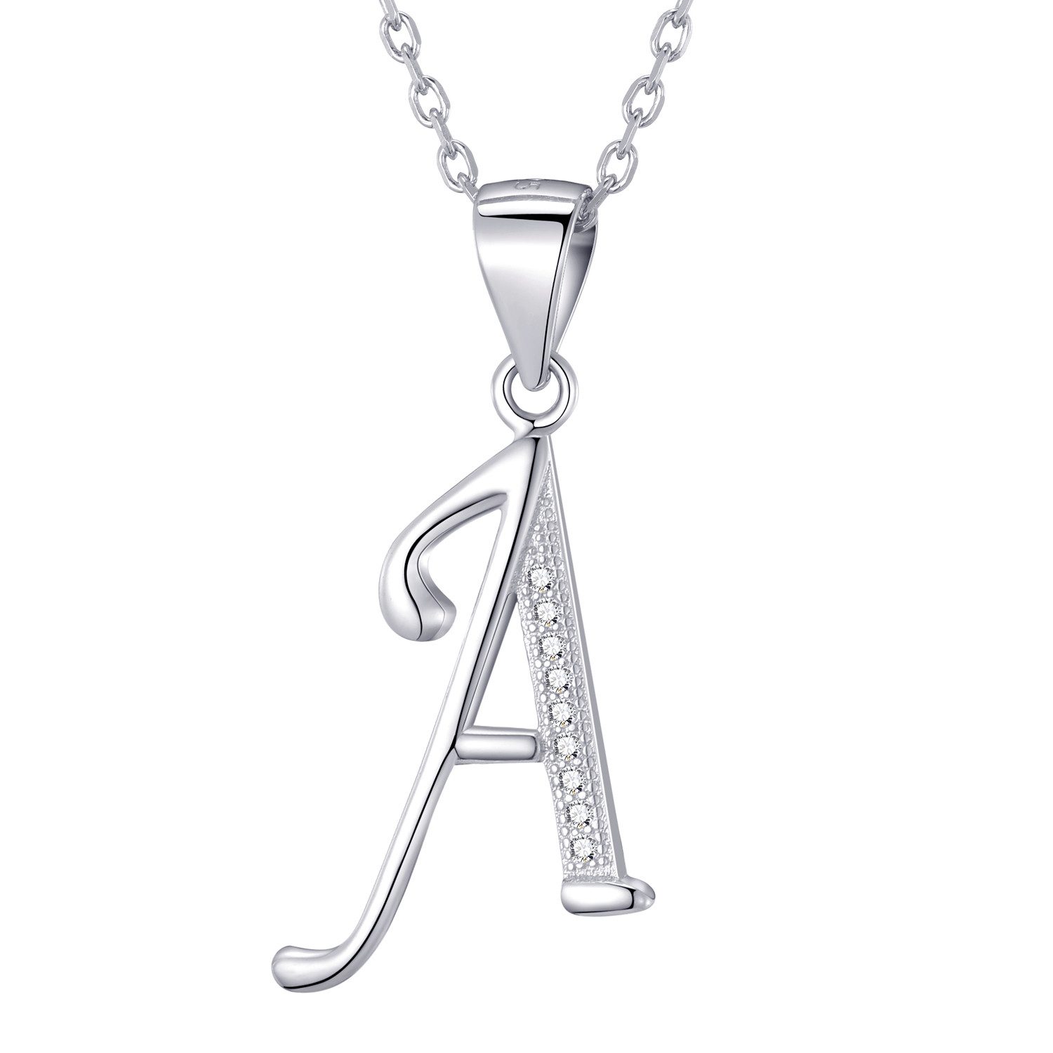 Kette mit Anhänger Buchstabenkette Halskette ABC