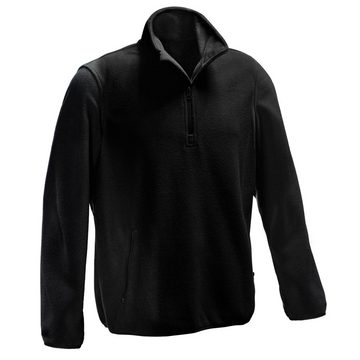 JEMIDI Strickfleece-Pullover Herren Fleece Jacke - Männer Fleecejacke Half-Zip - 100% Polyester (1-tlg)