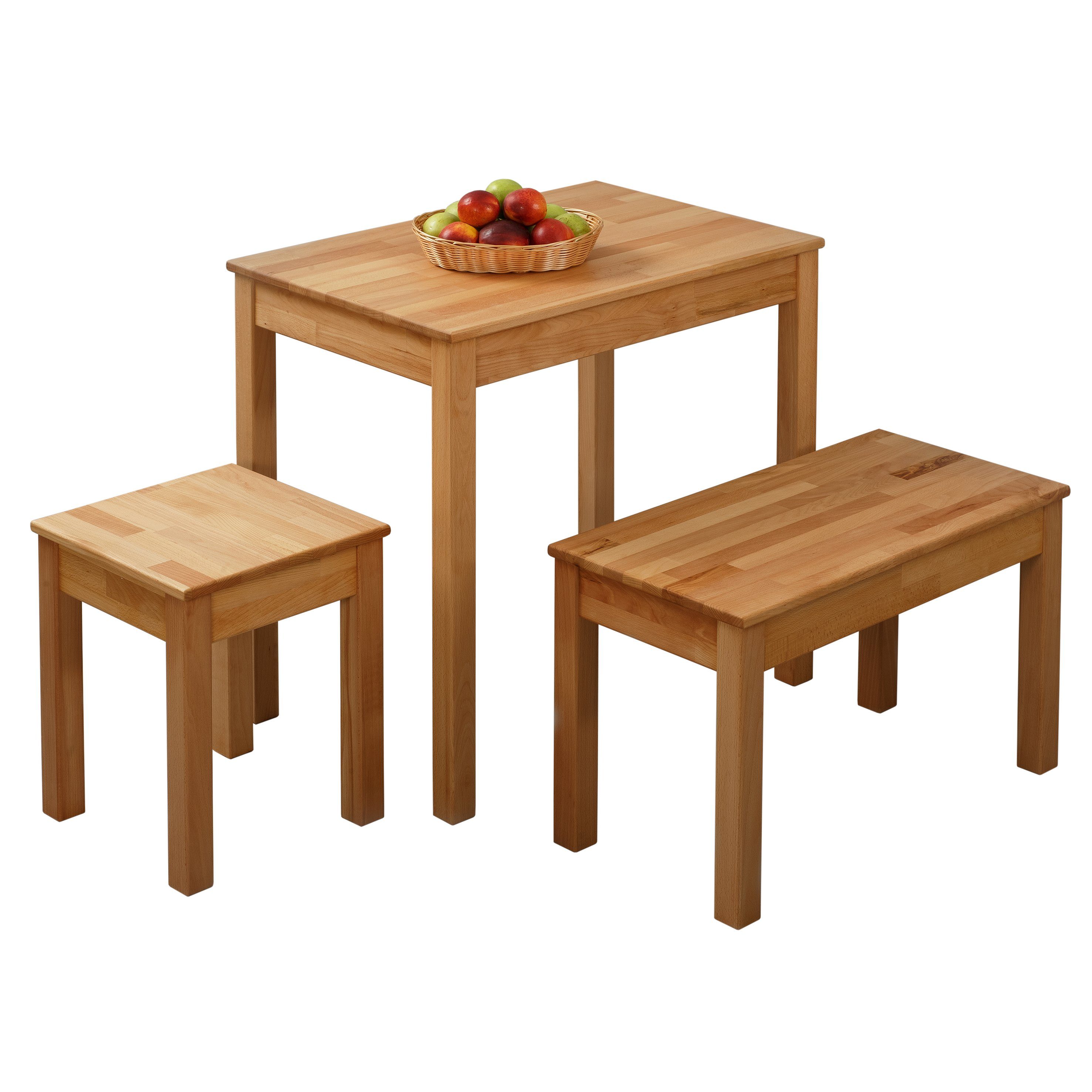 Krok Wood Esstisch Tomas aus Massivholz in Buche