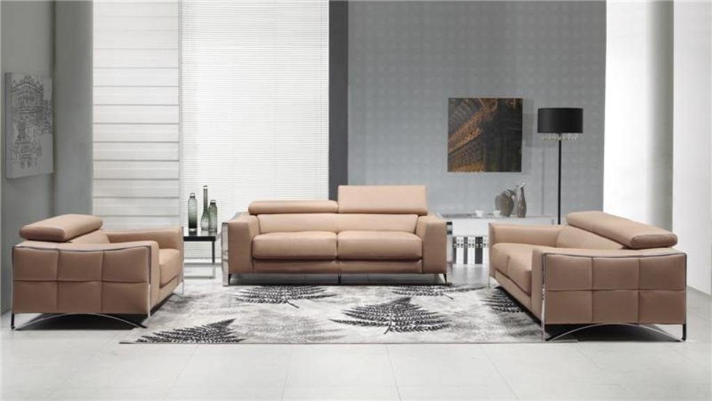 JVmoebel Sofa Multifunktions Ledercouch Sitz in Polster Made Europe Garnitur, Wohnzimmer Leder