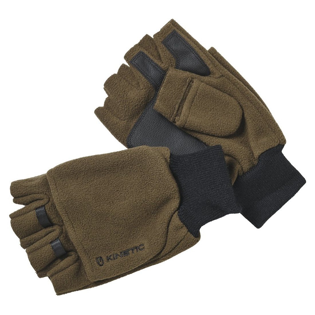 Kinetic Angelhandschuhe Wind Stop Fold Over Mitt Army Green