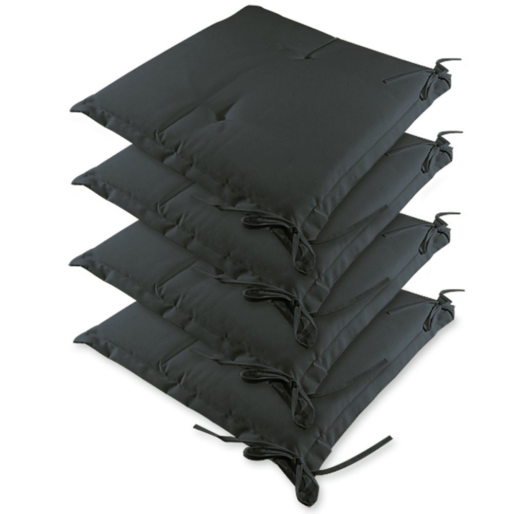 Detex Sitzauflage Sydney, 4er Set Wasserabweisend 44x40cm Stuhlkissen Sitzp günstig online kaufen