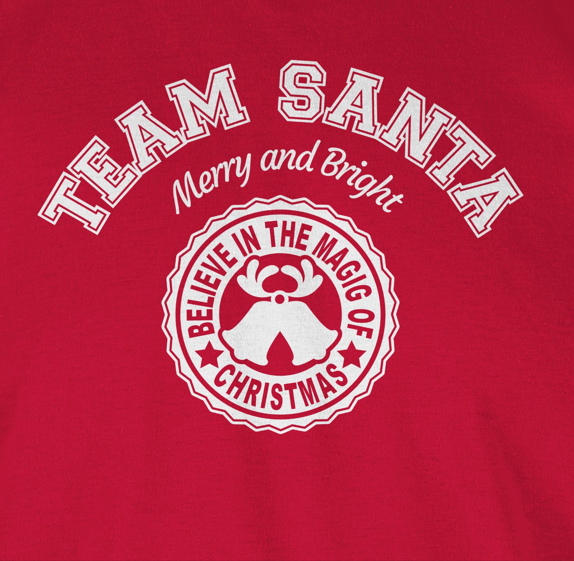 Shirtracer Rundhalsshirt Team Santa - Merry günstig online kaufen