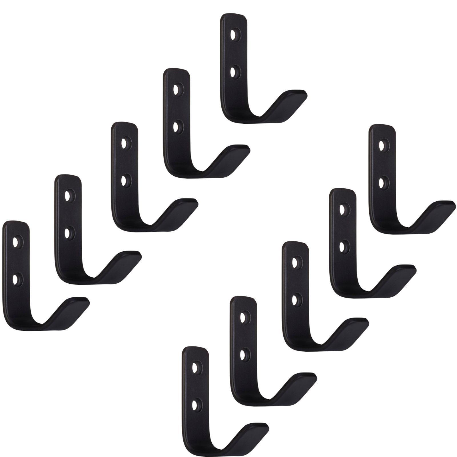 SO-TECH® Garderobenhaken ALBA echt Edelstahl schwarz günstig online kaufen