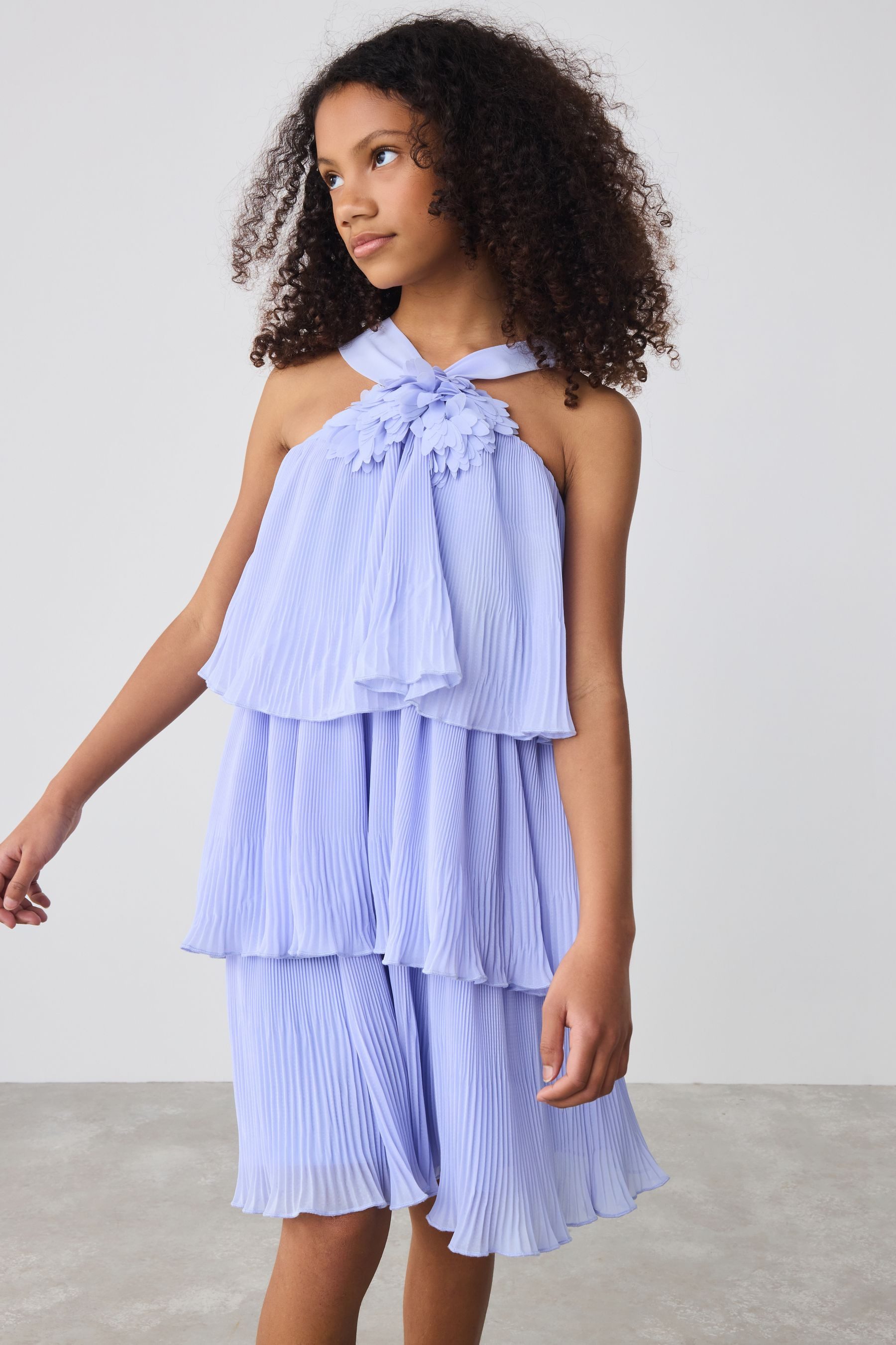 Baker by Ted Baker Partykleid Baker by Ted Baker Neckholder-Kleid mit Blumen (1-tlg)