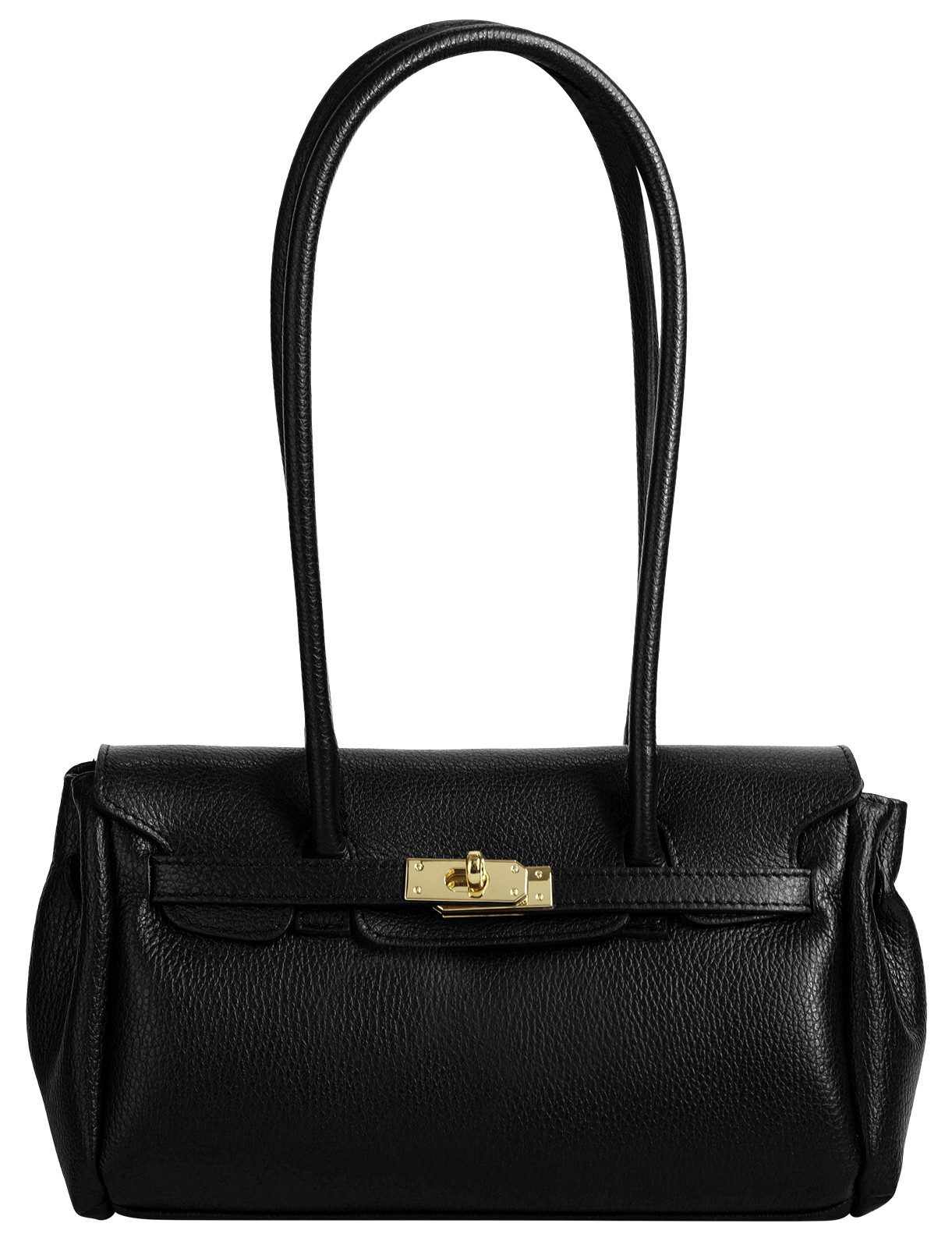 forty° Henkeltasche FORTY° Damen MORVINA echt Leder, Made in Italy, echt Leder, Made in Italy