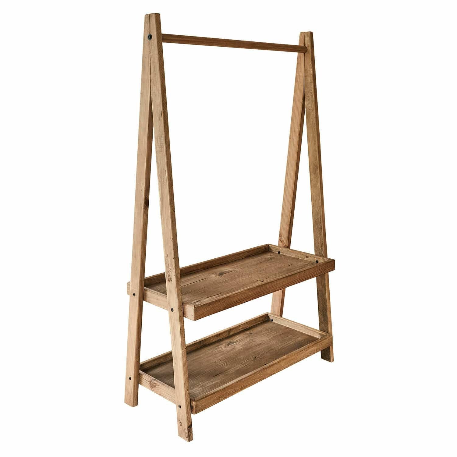 Kleiderständer Garderobe Avel braun