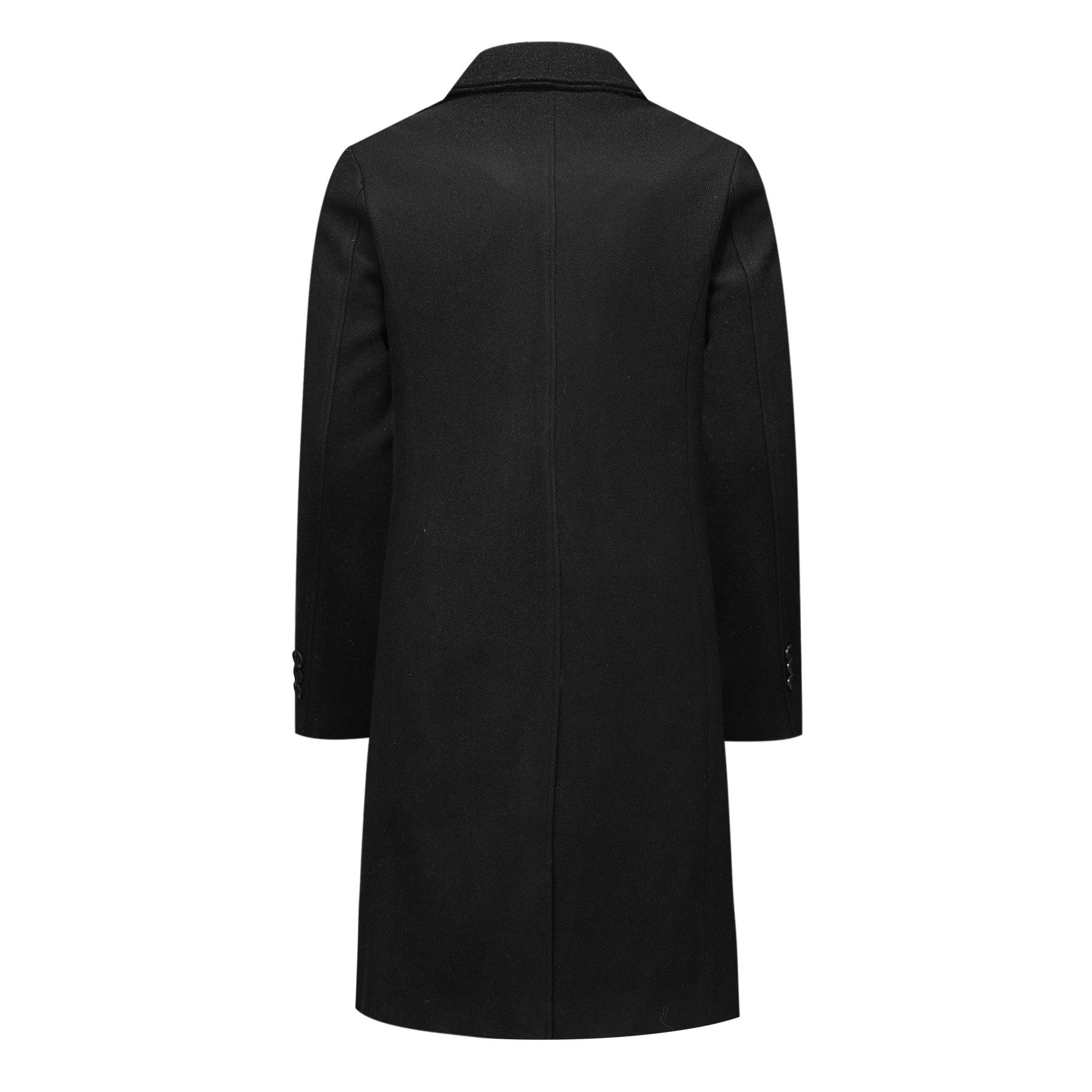 Allthemen Wollmantel Herren Knielang Zweireihig Langmantel Winter Herrenman günstig online kaufen