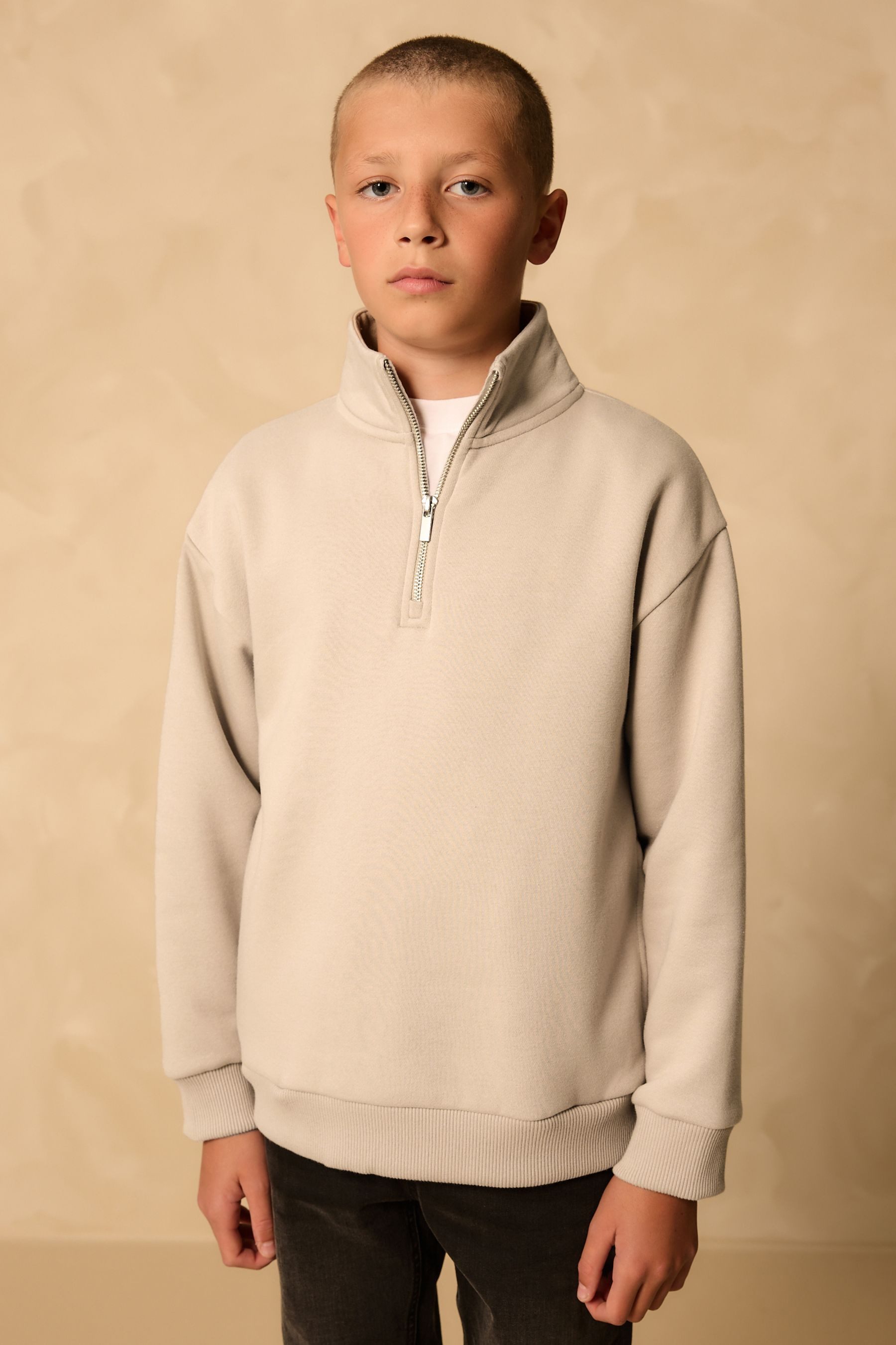 Next Sweater Sweatshirt mit Reißverschlusskragen (1-tlg)