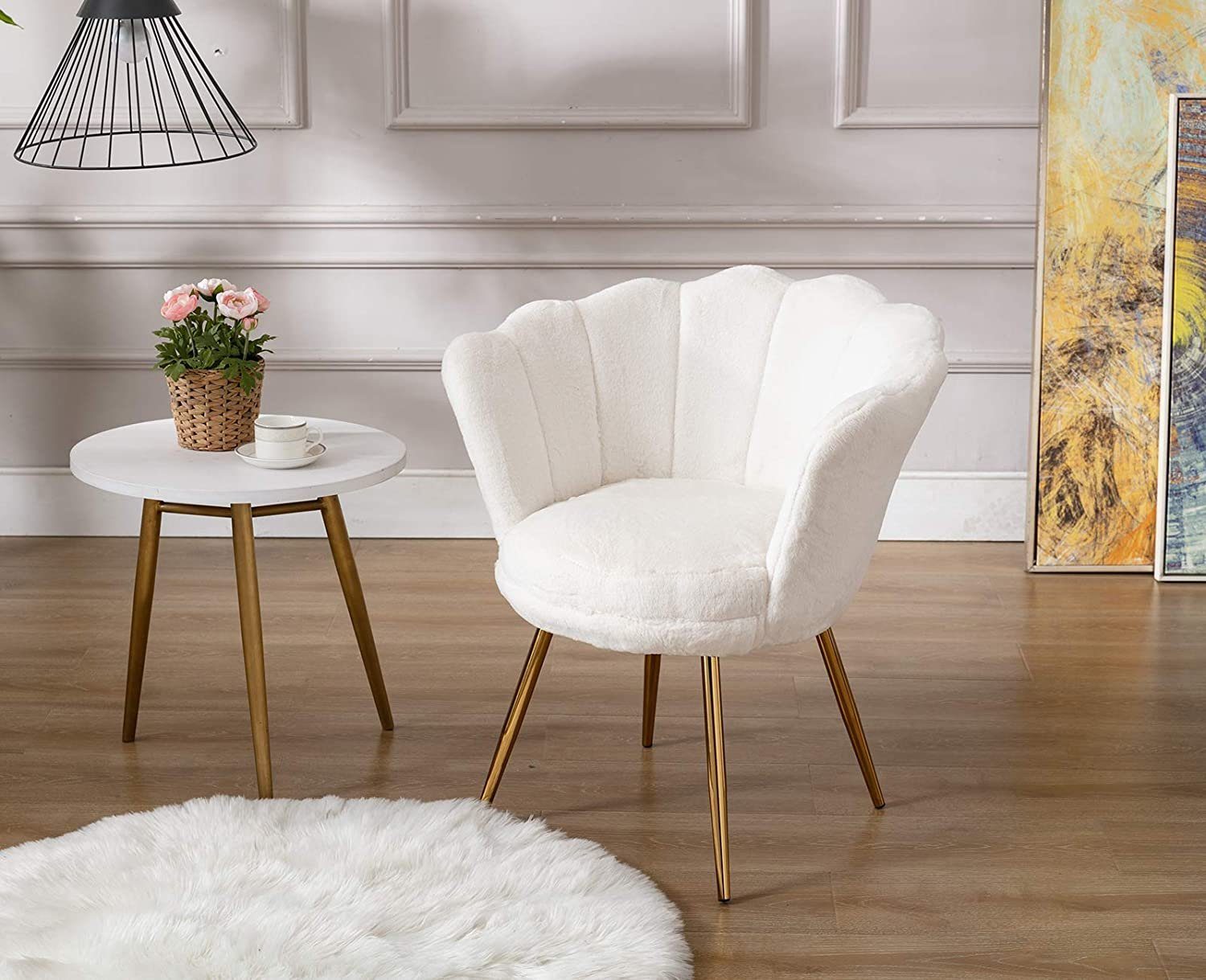 WAHSON OFFICE CHAIRS Loungesessel Sessel Weicher Samt Armlehnstuhl günstig online kaufen