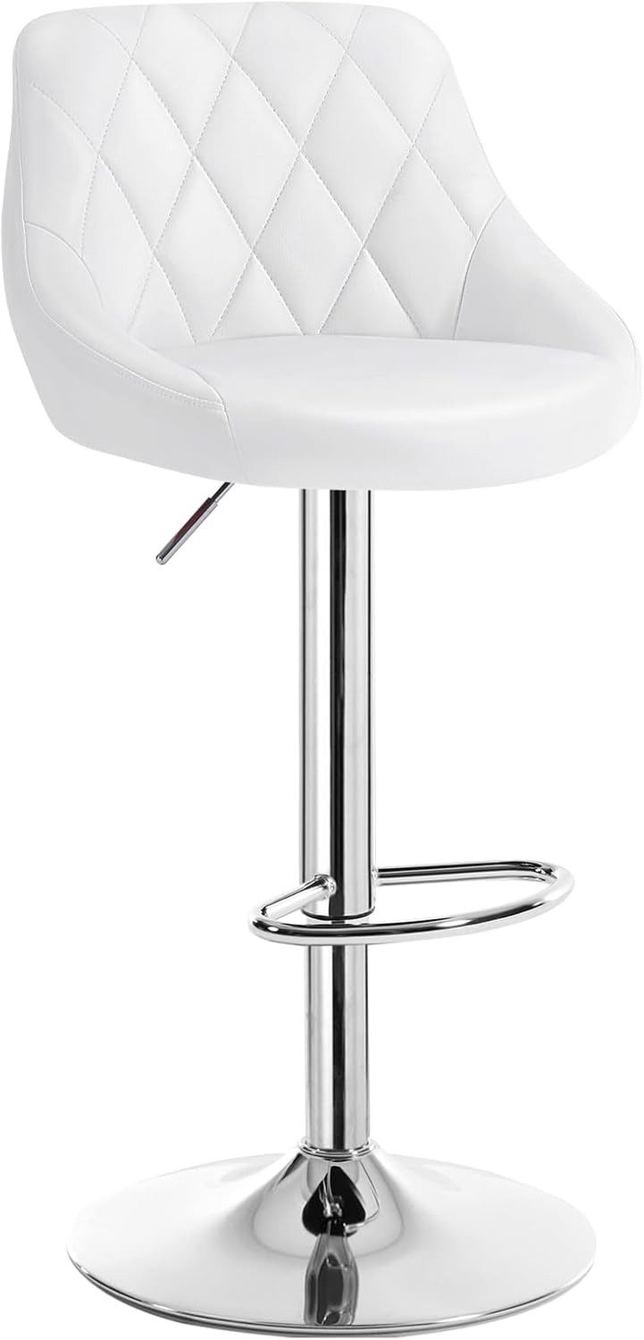Woltu Barhocker (1 St), gepolsterte Sitzfläche Höhenverstellbar 360° Drehbar