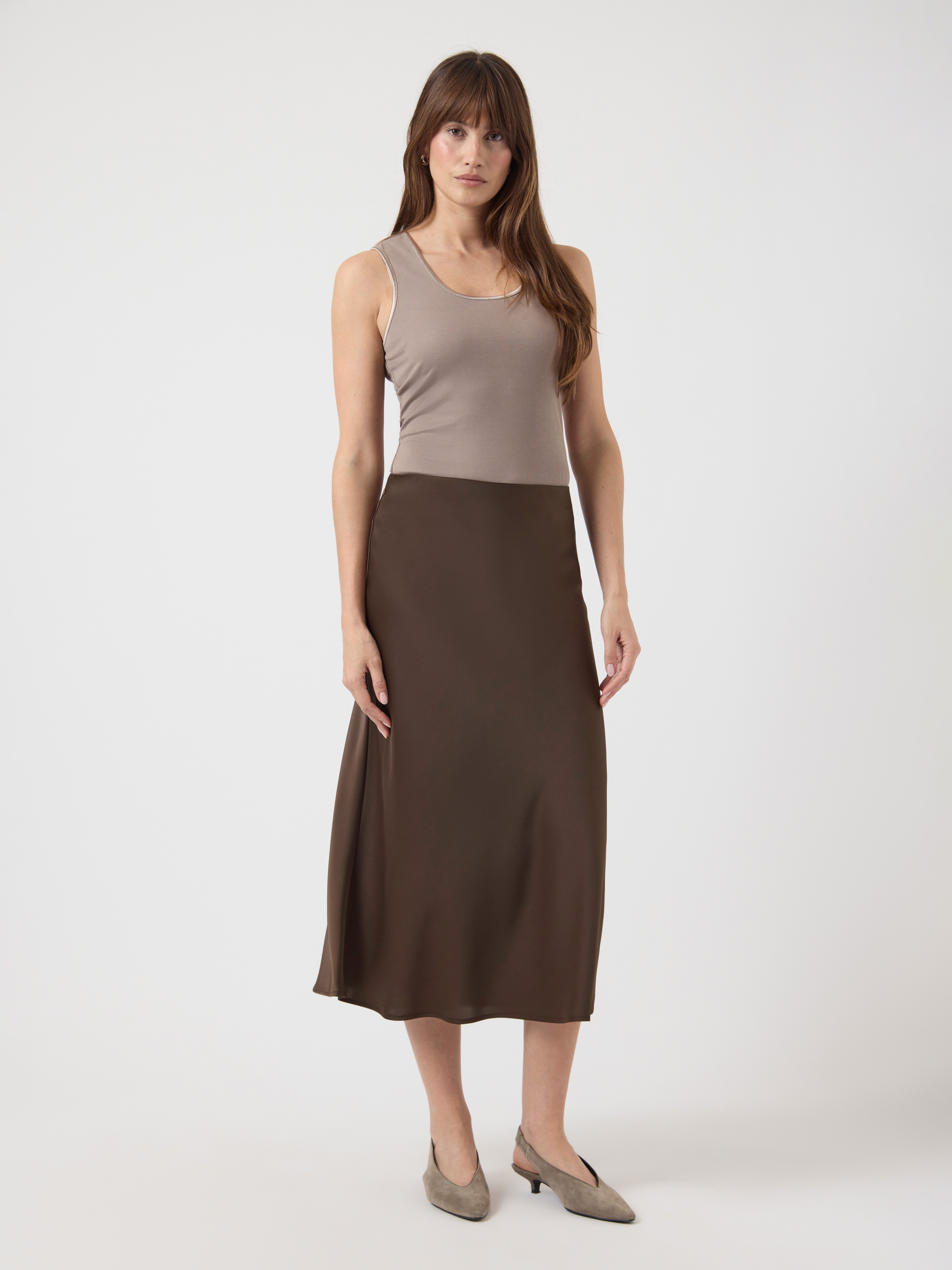 Y.A.S Midirock YASPELLA HW MIDI SKIRT S. NOOS