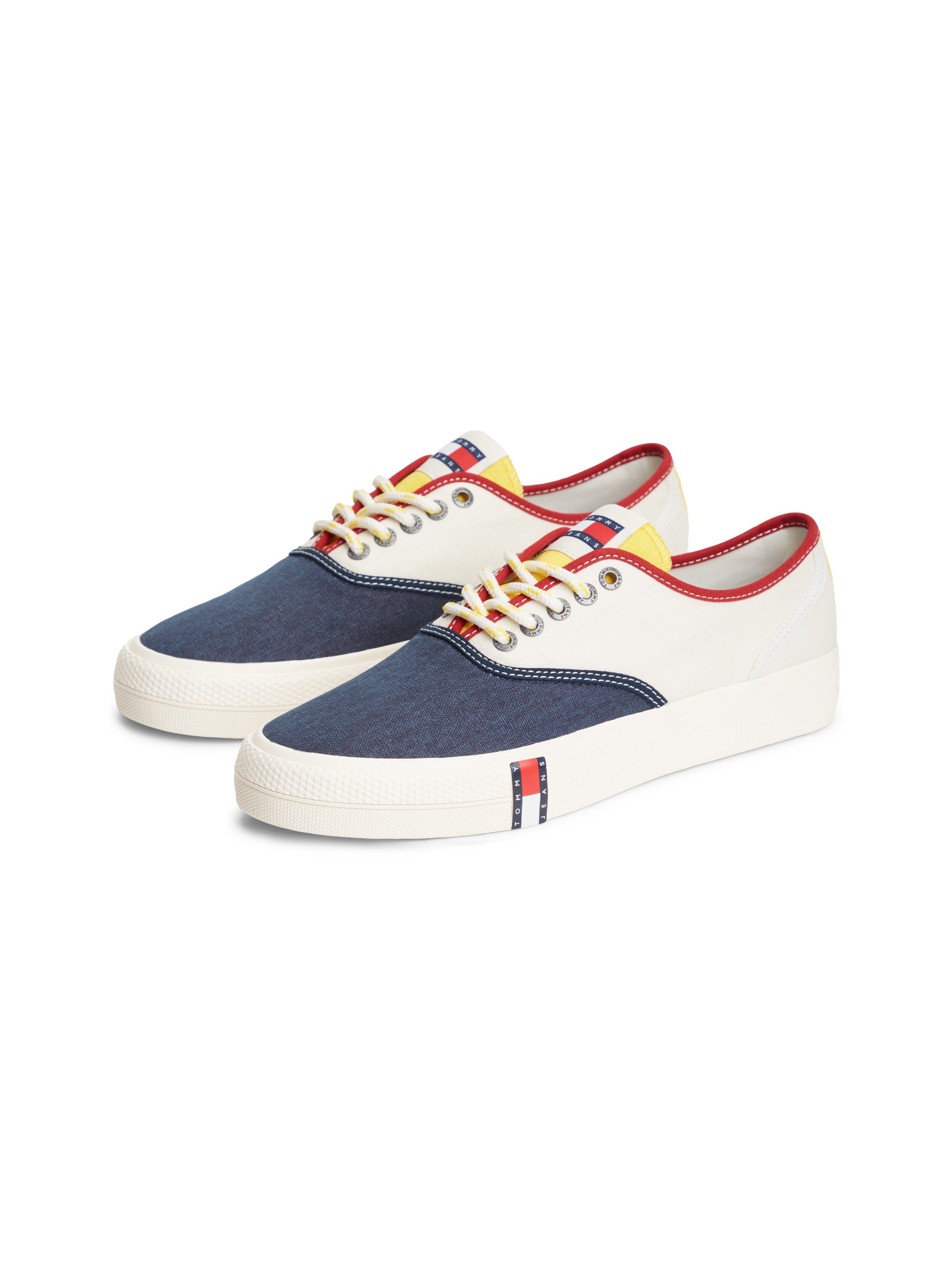 Tommy Jeans ARCHIVE VULC Y2K COLOR BLOCK Sneaker Freizeitschuh, Halbschuh, Schnürschuh im auffälligen Kontrastlook