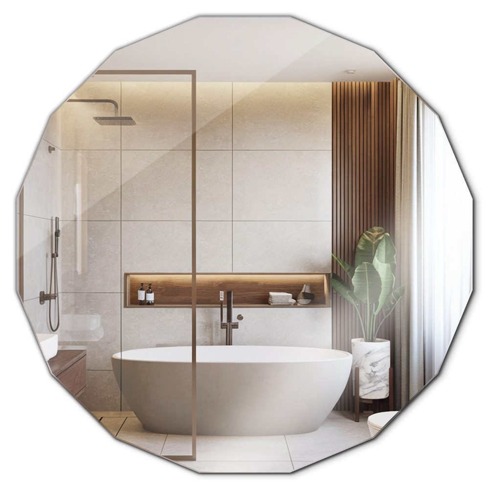 Tulup Wandspiegel Dekorativer Hängender Badezimmerspiegel, Polygonaler Wand günstig online kaufen
