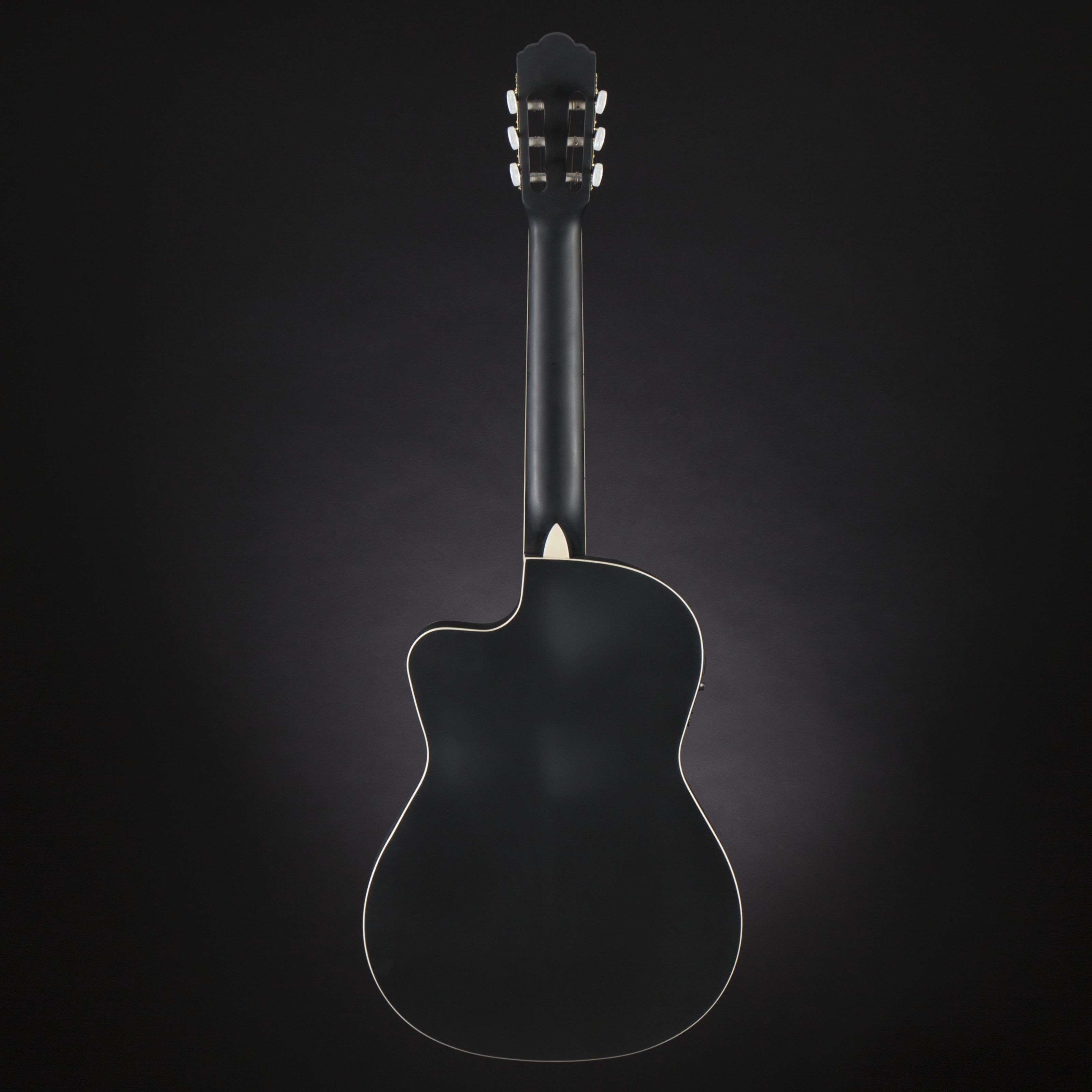 Almeria Konzertgitarre, CC 36 EQ Classic BK 4/4 Konzertgitarre Schwarz Mit Tonabnehmer Cutaway Fichtendecke Sapele Boden und Zargen Mattes Finish 19 Bünde Ideal für Anfänger, Konzertgitarren, 4/4 Konzertgitarren, CC 36 EQ Classic BK 4/4, Konzertgitarre, Tonabnehmer, Cutaway