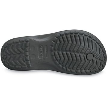 Crocs Große Größen Zehentrenner schwarz-weiß Crocband™ Flip Crocs Sandale