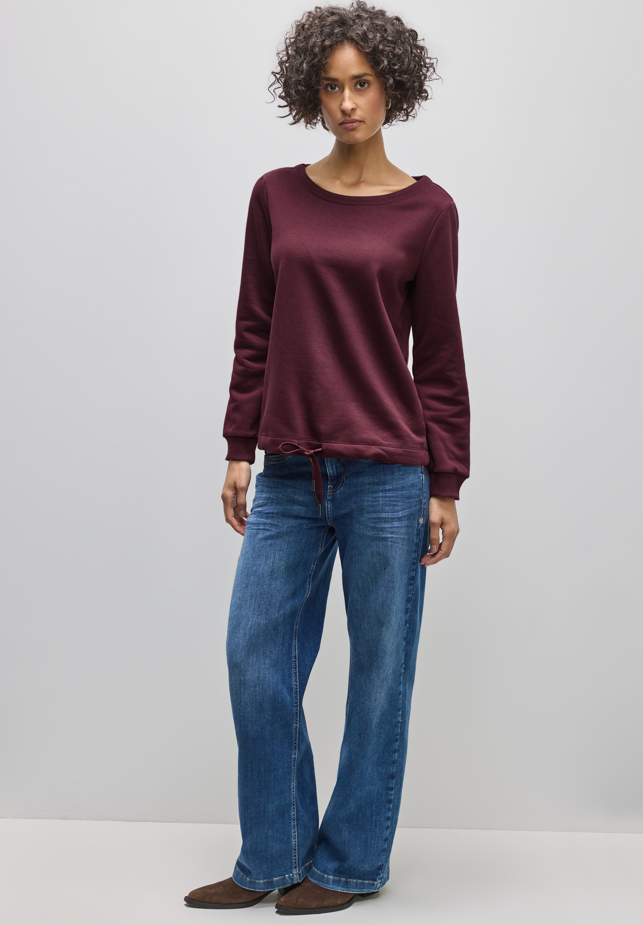 STREET ONE Sweatshirt im soften Baumwoll-Mix