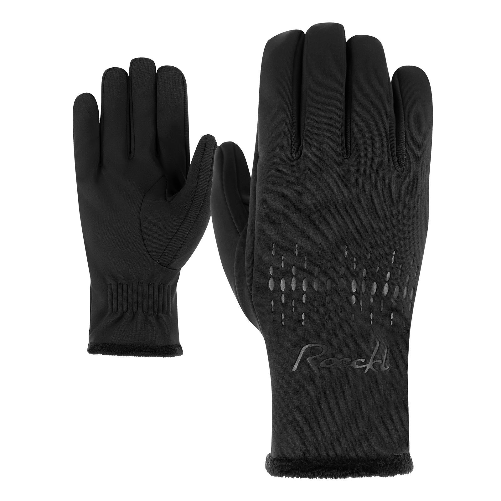 Roeckl SPORTS Laufhandschuhe Kirchsee 2 mit Markenschriftzug