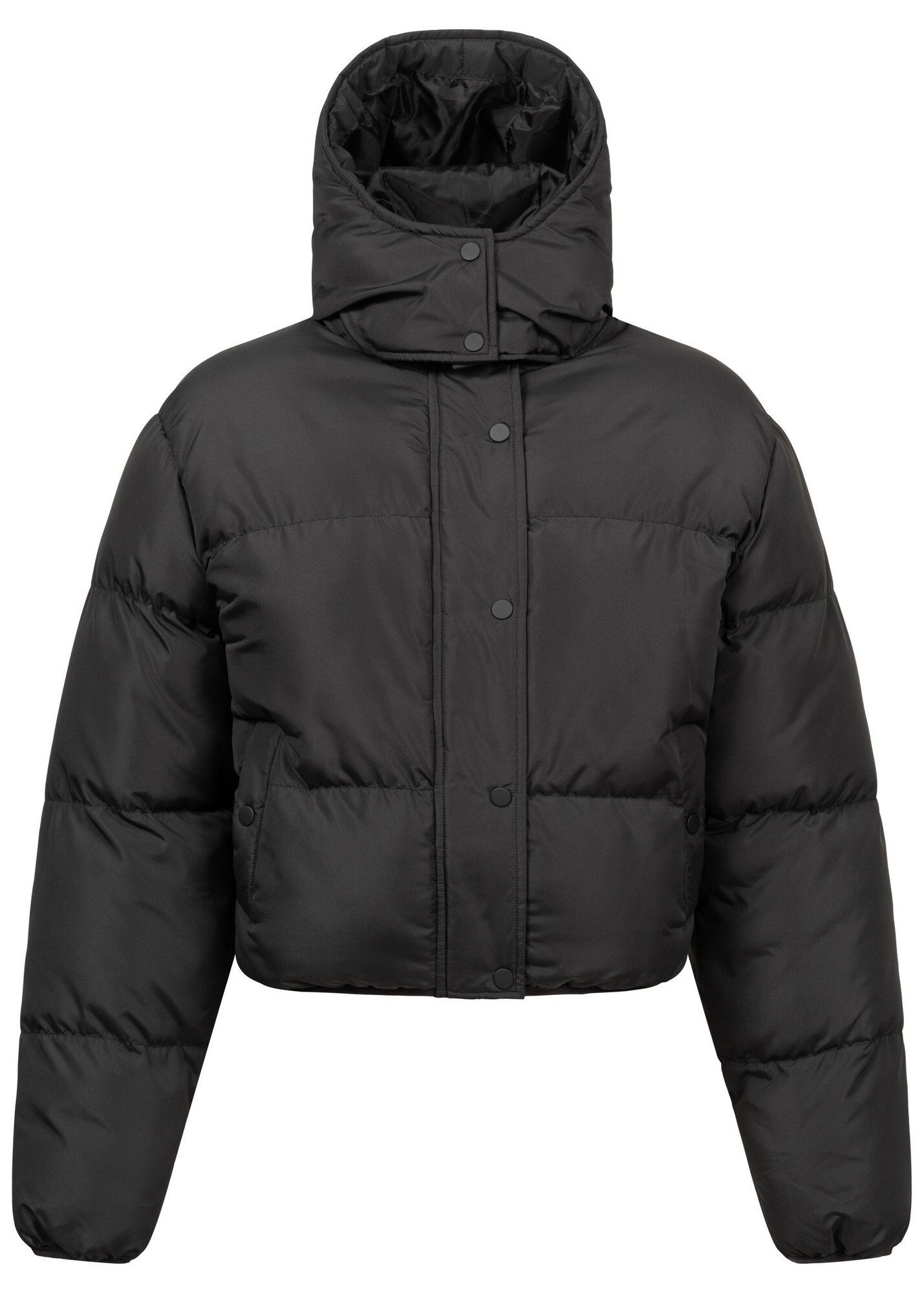 Brave Soul Winterjacke Bunny für Damen, mit Steppung, Oversize schwarz