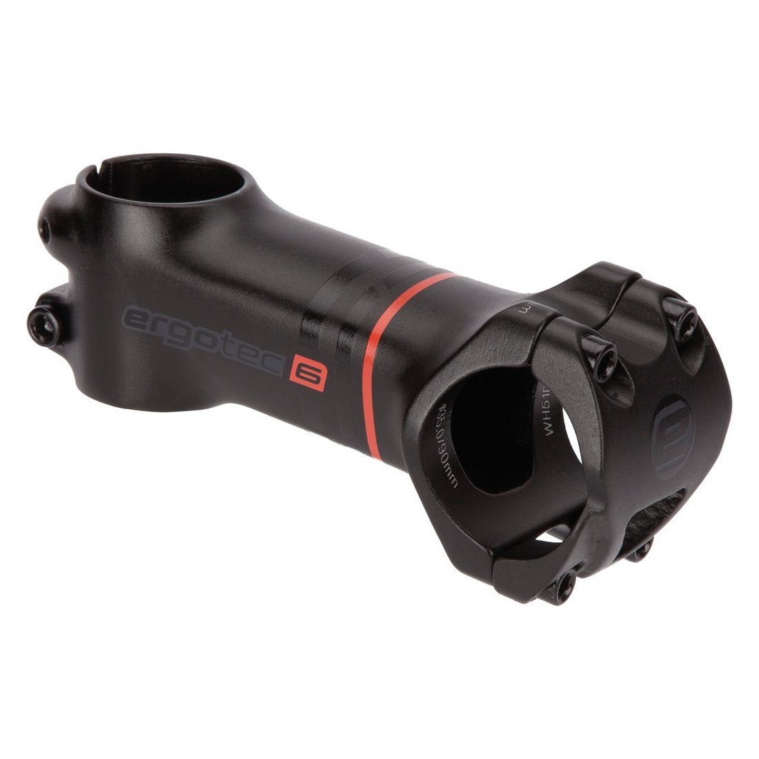 Ergotec Lenkervorbau 1-1/8" A-Head Vorbau "Ray", Länge: 70 mm / 7°, Lenker: 35 mm, Alu, S