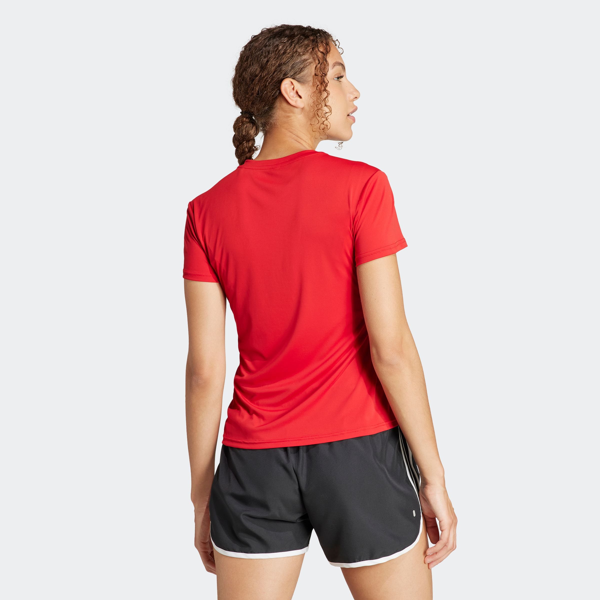 adidas Performance Laufshirt ADIZERO E TEE für Erwachsene, ohne Verschluss, mit Rundhalsausschnitt