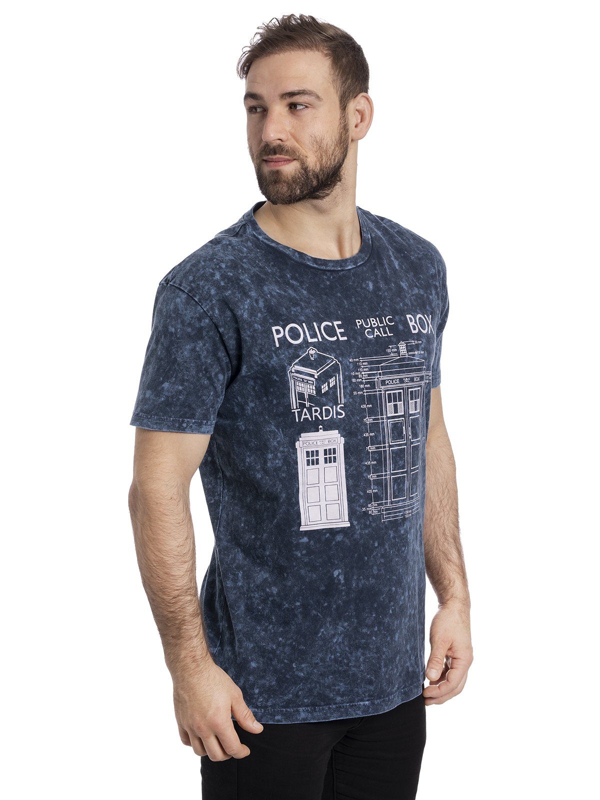 Nastrovje Potsdam T-Shirt Batik Box Blueprint Doctor Who Police