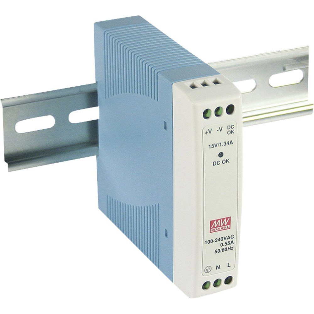 MW Mean Well MDR-10-24 Hutschienen-Netzteil (DIN-Rail) 24 V/DC 0.42 A Hutschienen-Netzteil