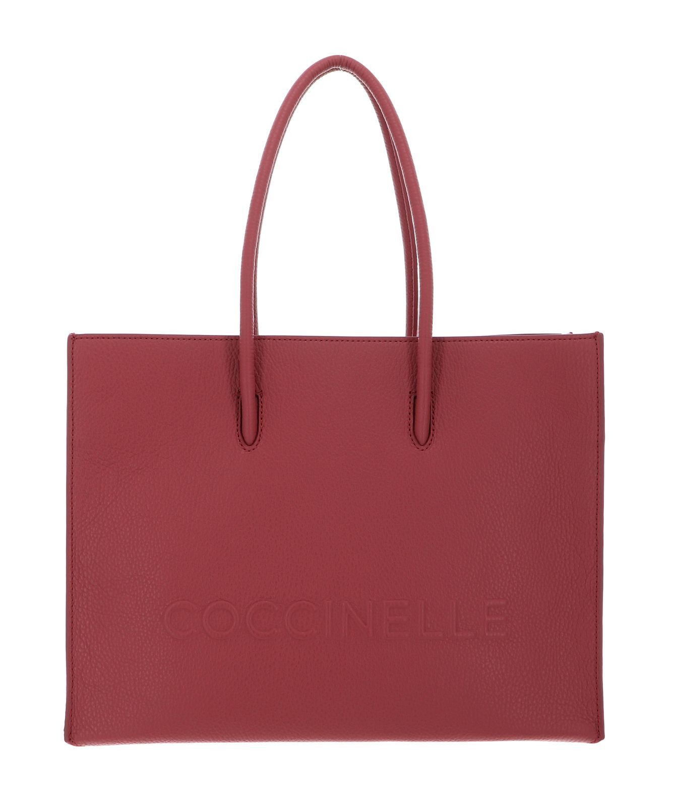 COCCINELLE Schultertasche Maxi Log, aus echtem Rindsleder