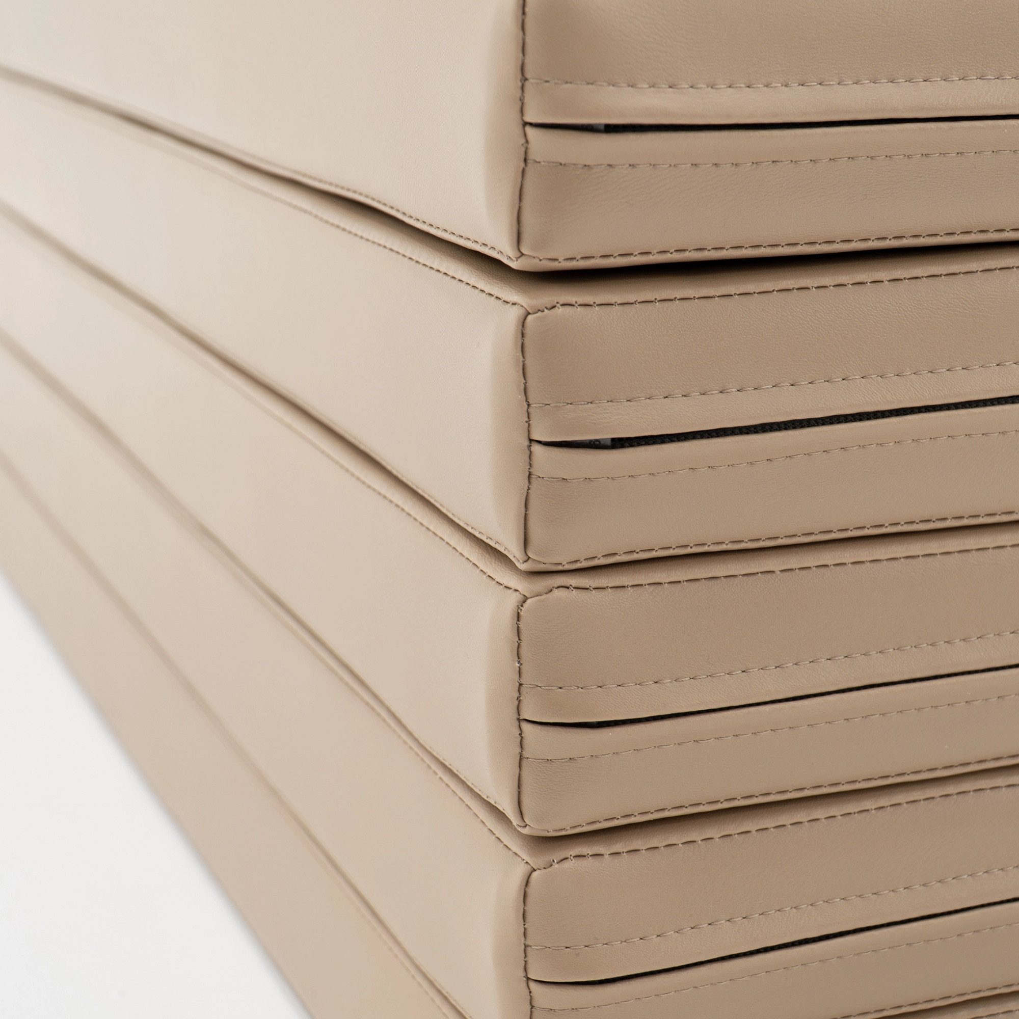 IGLUSoftplay Gym Mats 5-tlg. Soft Play Matten-Set Grey Beige für Kinderzimmer Spielbauklötze, Weiche Spielmatten, sichere gepolsterte Oberfläche