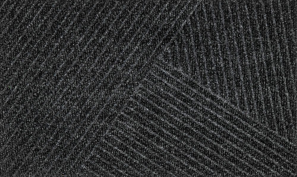 Schmutzfangmatte, Fußmatte waschbar 8 rechteckig, Höhe: Design, Streifen wash+dry Kleen-Tex, Stripes, by mm, dezentes dark/grey