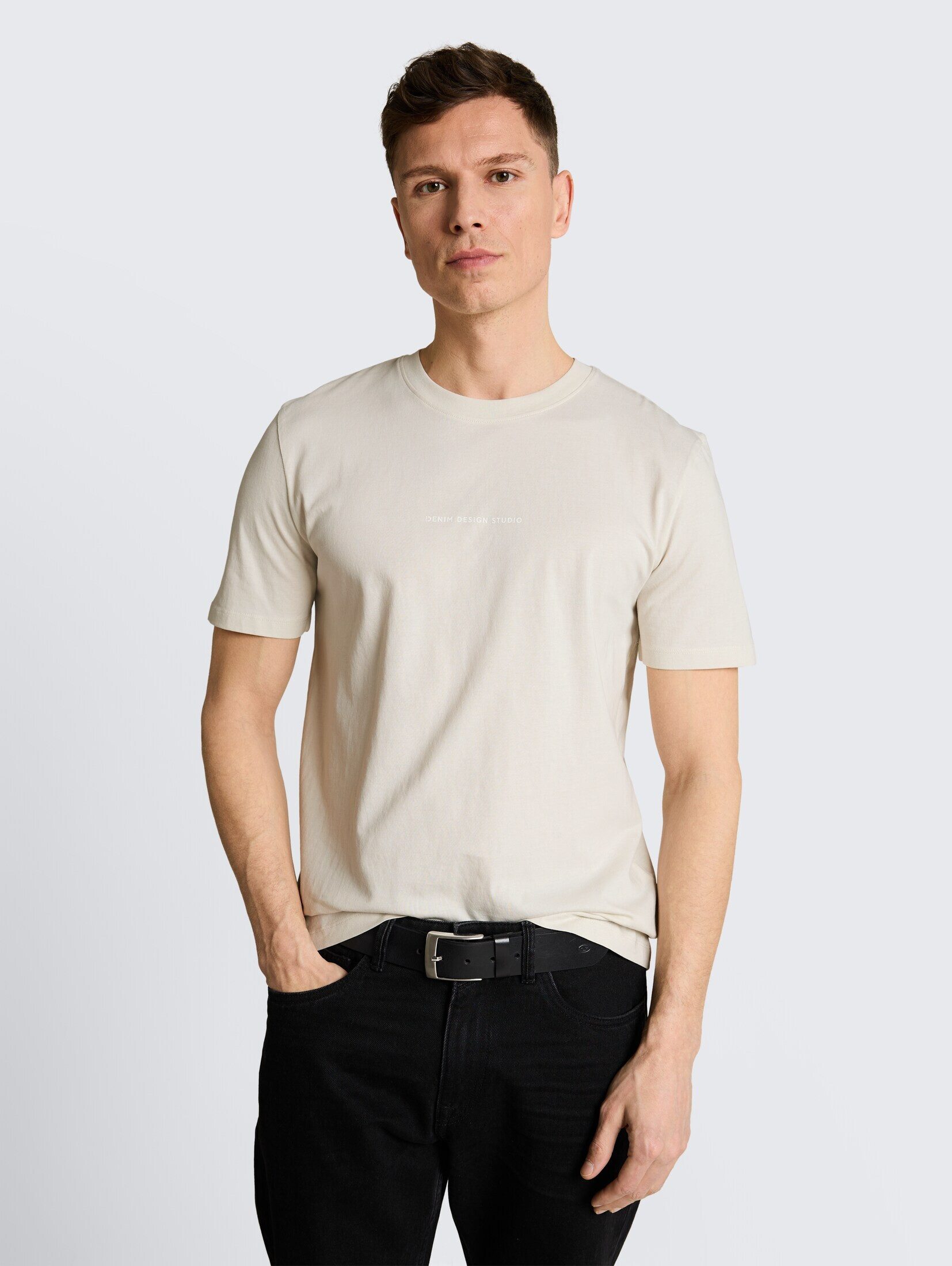 TOM TAILOR Denim T-Shirt T-Shirt T-Shirt mit Rückenprint