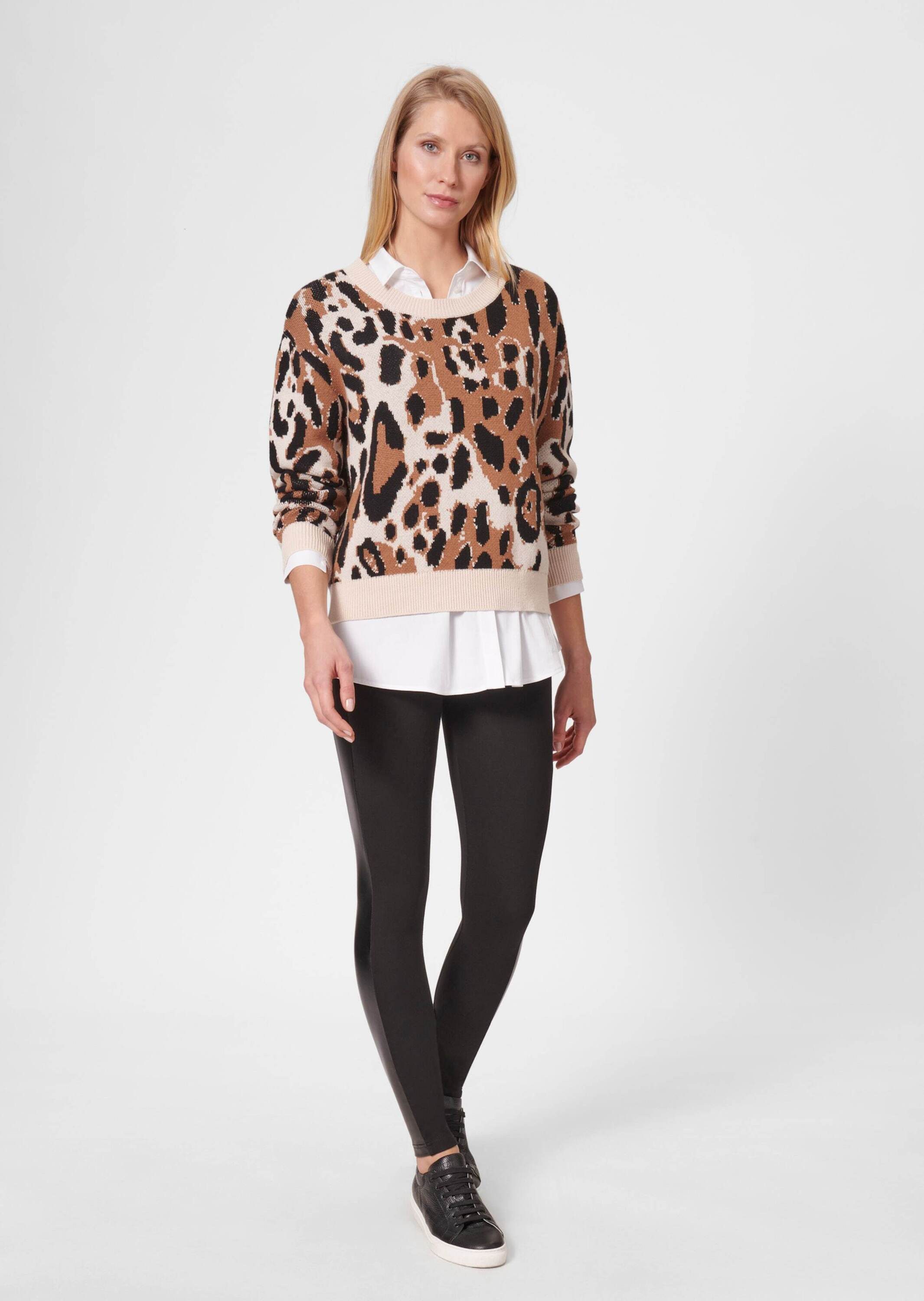 MADELEINE Strickpullover Pullover mit Animalmuster