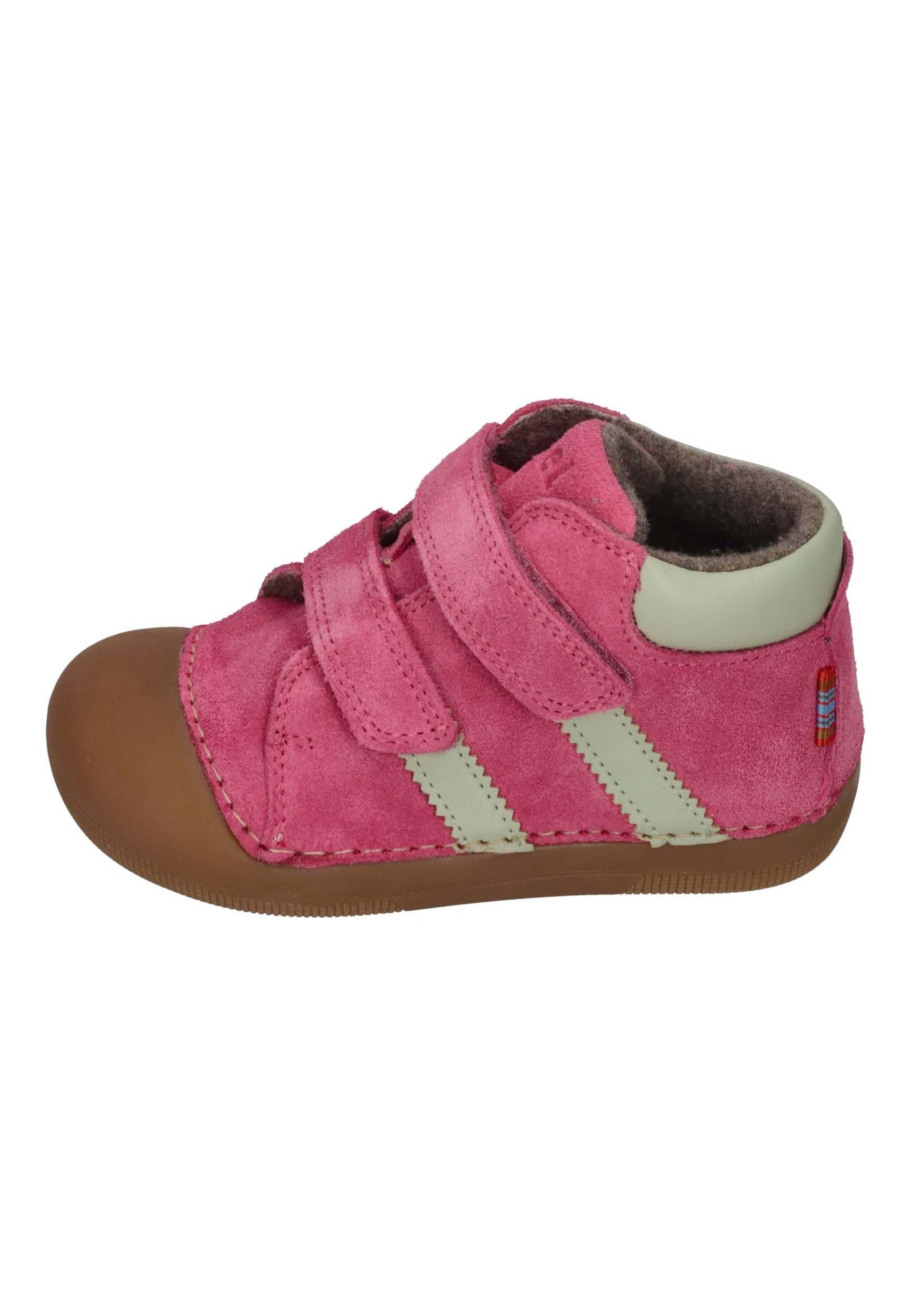 KOEL Barefoot Kinderschuhe Sneakers Drew Merino – Wildleder, Wollfutter, Gummisohle, Farbe Fuchsia