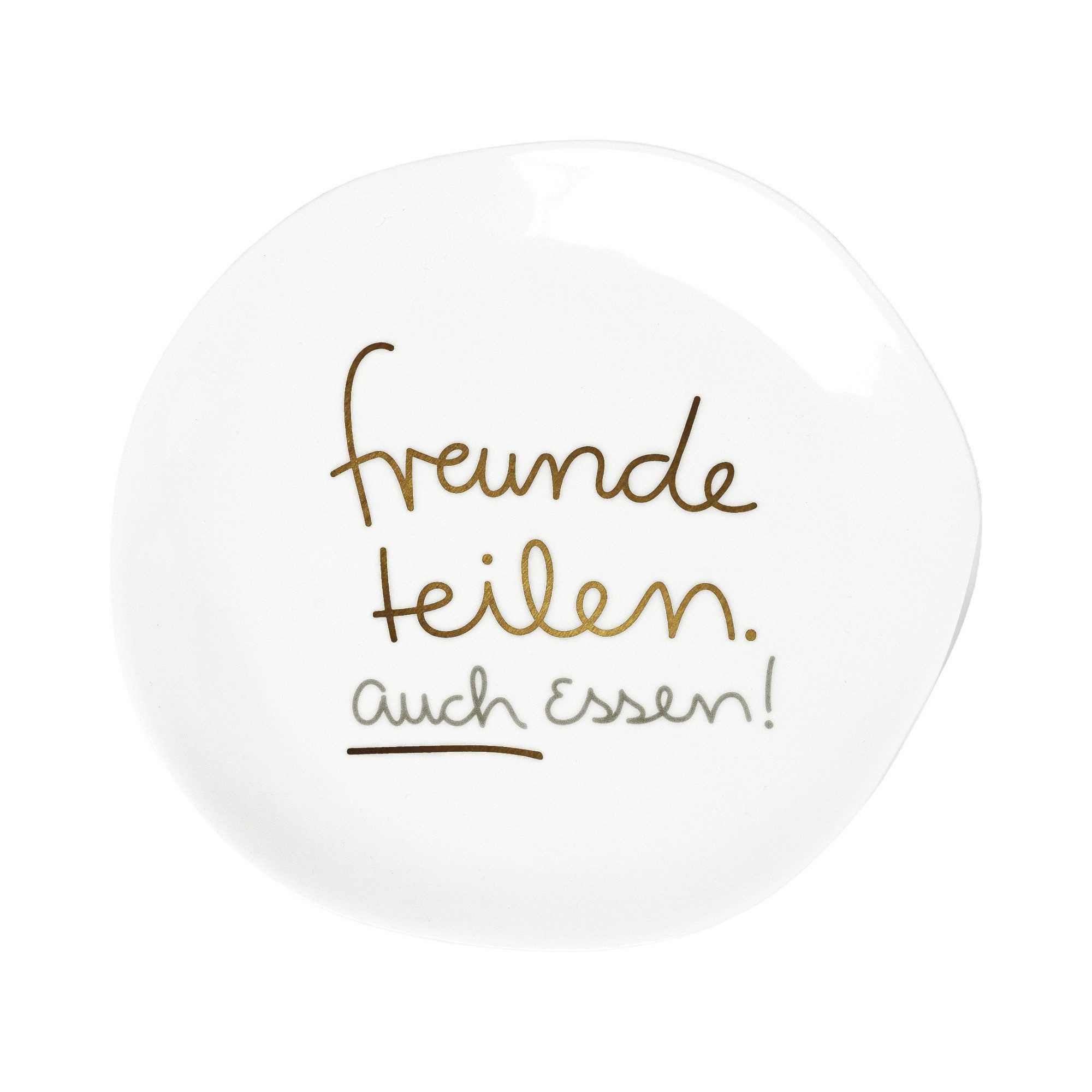 Räder Teller räder Mix & Match Teller Klein Freunde teilen Porzellan Weiß