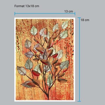 wandmotiv24 Poster Bild, Malerei, Pflanzen, Kunst & Gemälde (1 St), Wandbild, Wanddeko, Poster in versch. Größen