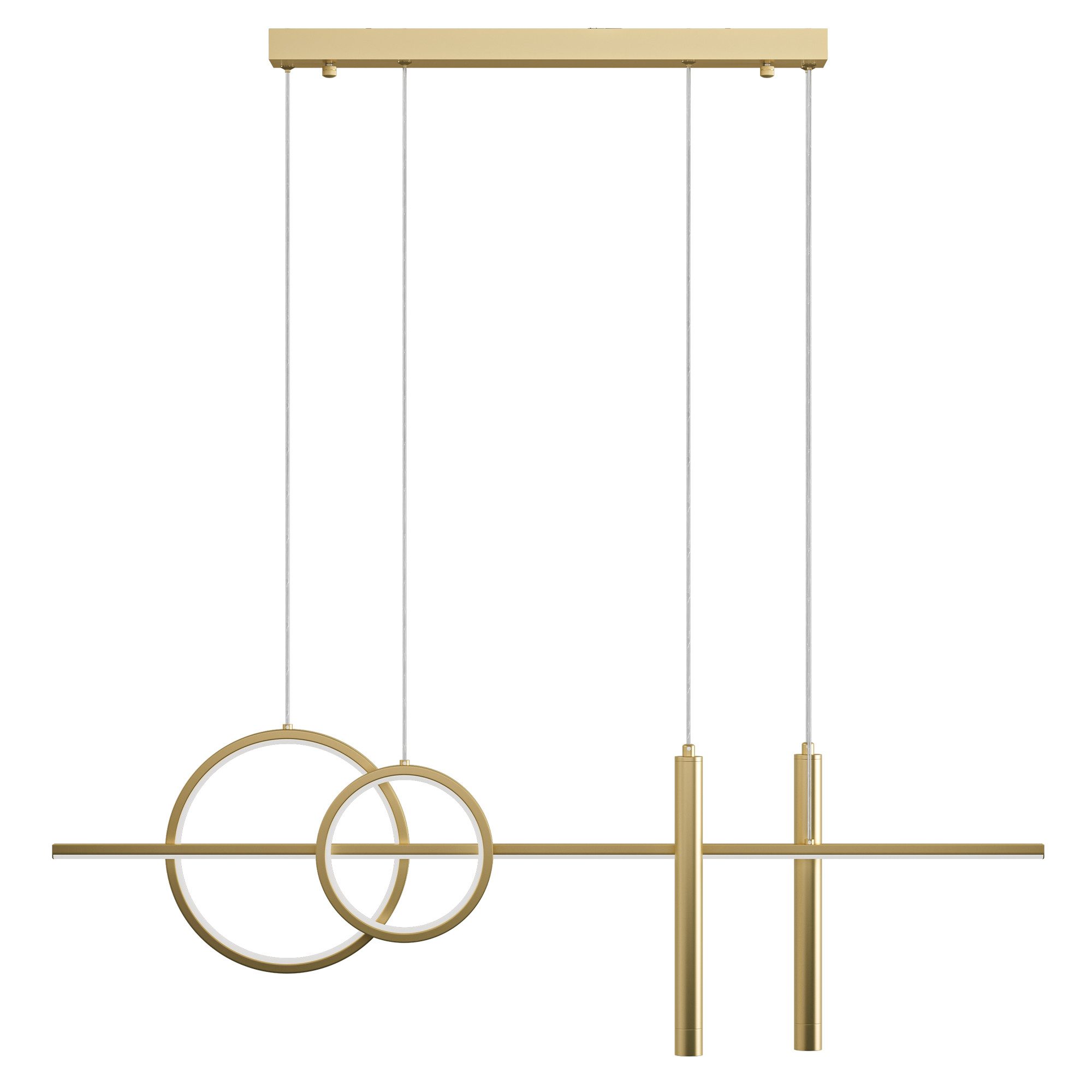 doporro LED Pendelleuchte Hängeleuchte LED Kronleuchter Höhenverstellbar mi günstig online kaufen