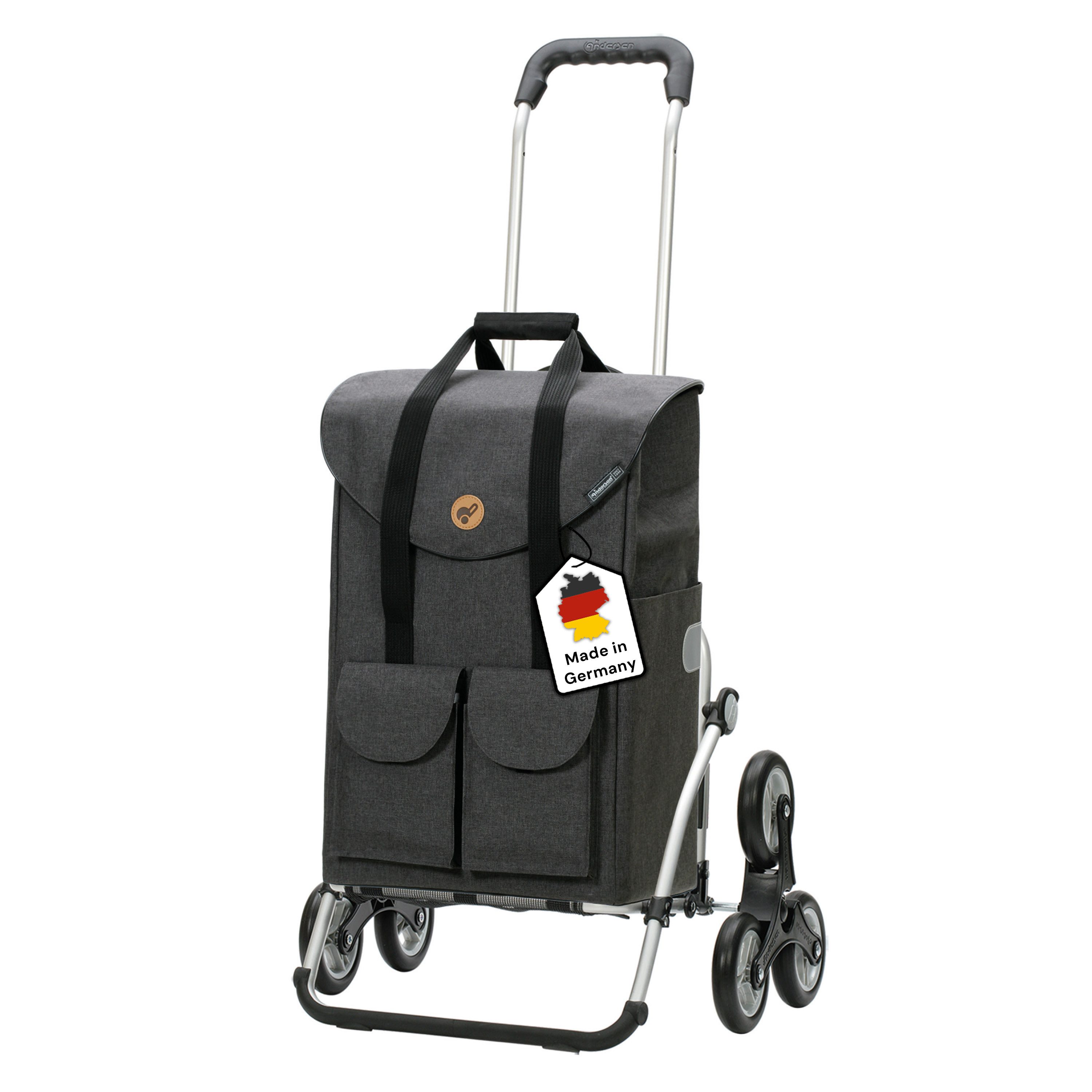 Andersen Einkaufstrolley Treppensteiger Royal Shopper Jacob anthrazit