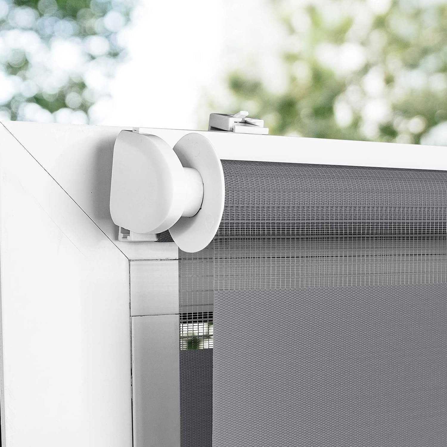 Doppelrollo rollos Ohne Bohren 130cm/150cm, Vkele, freihängend,Blickdicht,Lichtschutz und verspannt, Klemmträger,Klemmfix, rollo für Fesnter und Tür – Bild 3 von 5