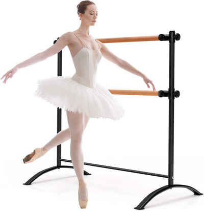 COSTWAY Ballettstange 120cm Ballet Bar, 4 stufig höhenverstellbar