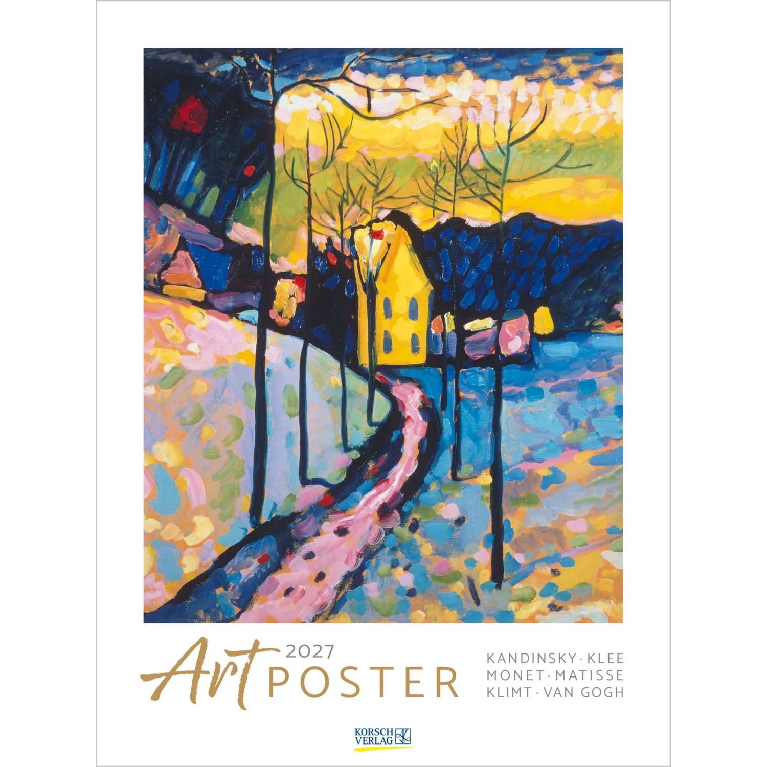 Korsch Verlag Wandkalender Art Poster 2027