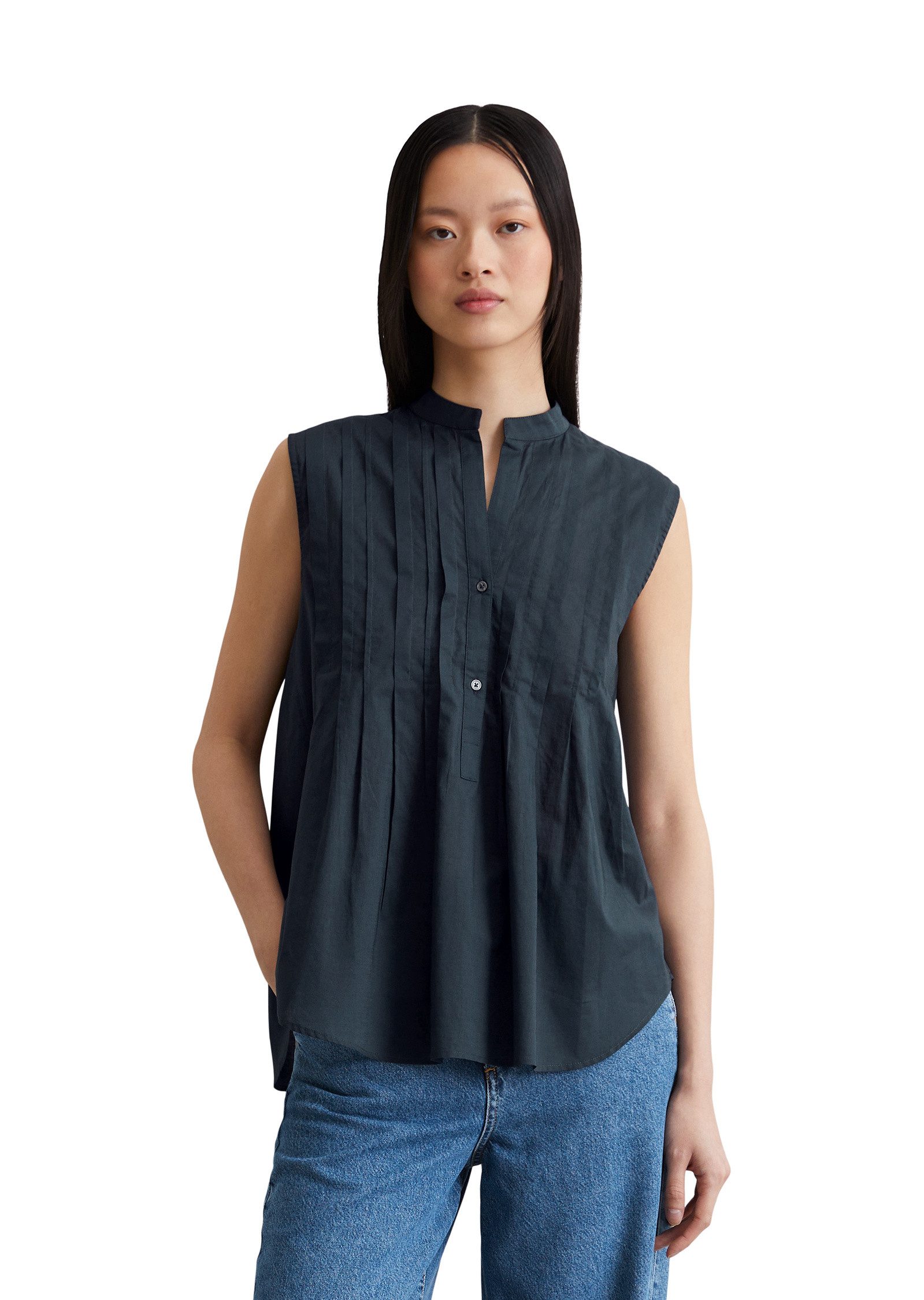 Blusentop aus Silky-Touch-Baumwoll-Voile