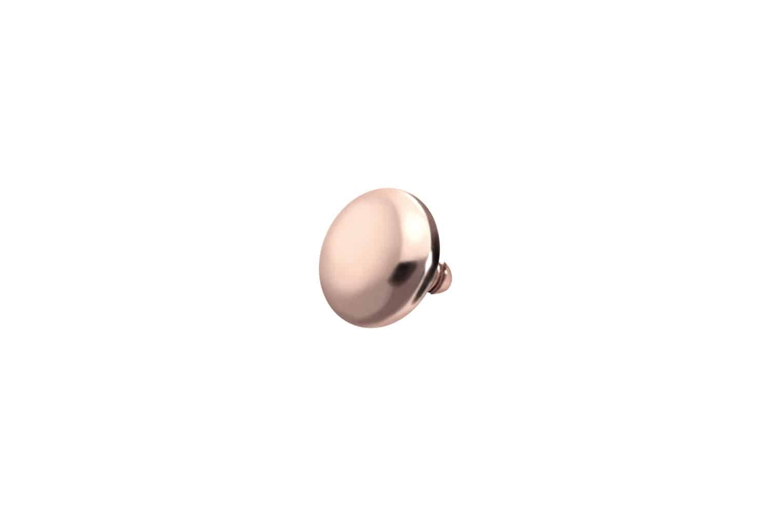 PIERCINGLINE Piercing-Set Titan Schraubdisc mit Außengewinde FLACH (Schraub-Aufsätze, 1-tlg)